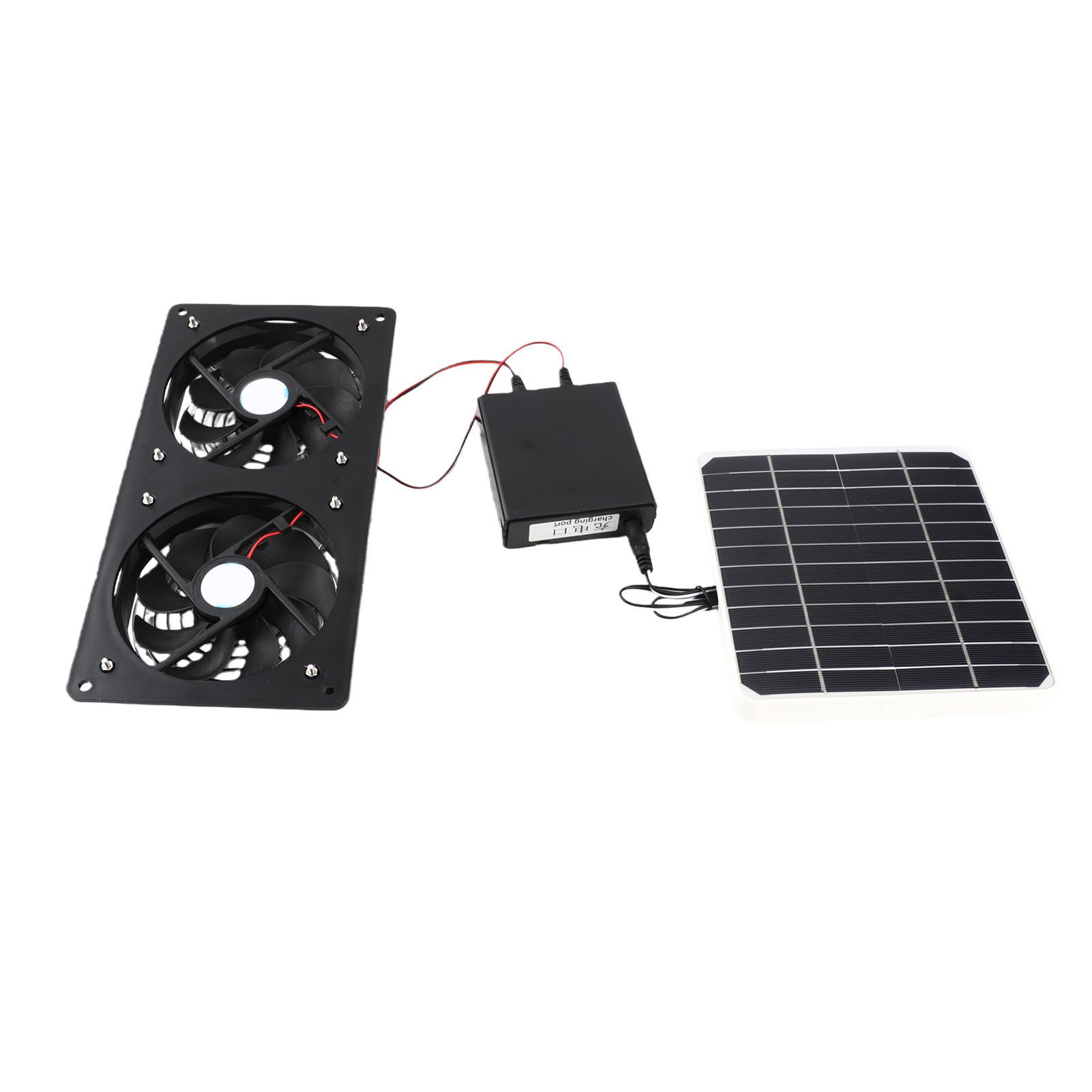 Solar Exhaust Fan IPX7 Waterproof Safe 20W Solar Panel Ventilation Fan with view 9