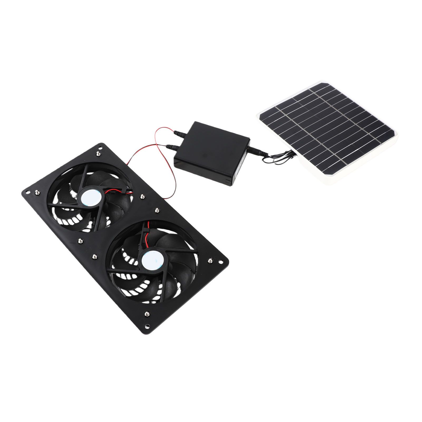 Solar Exhaust Fan IPX7 Waterproof Safe 20W Solar Panel Ventilation Fan with view 10