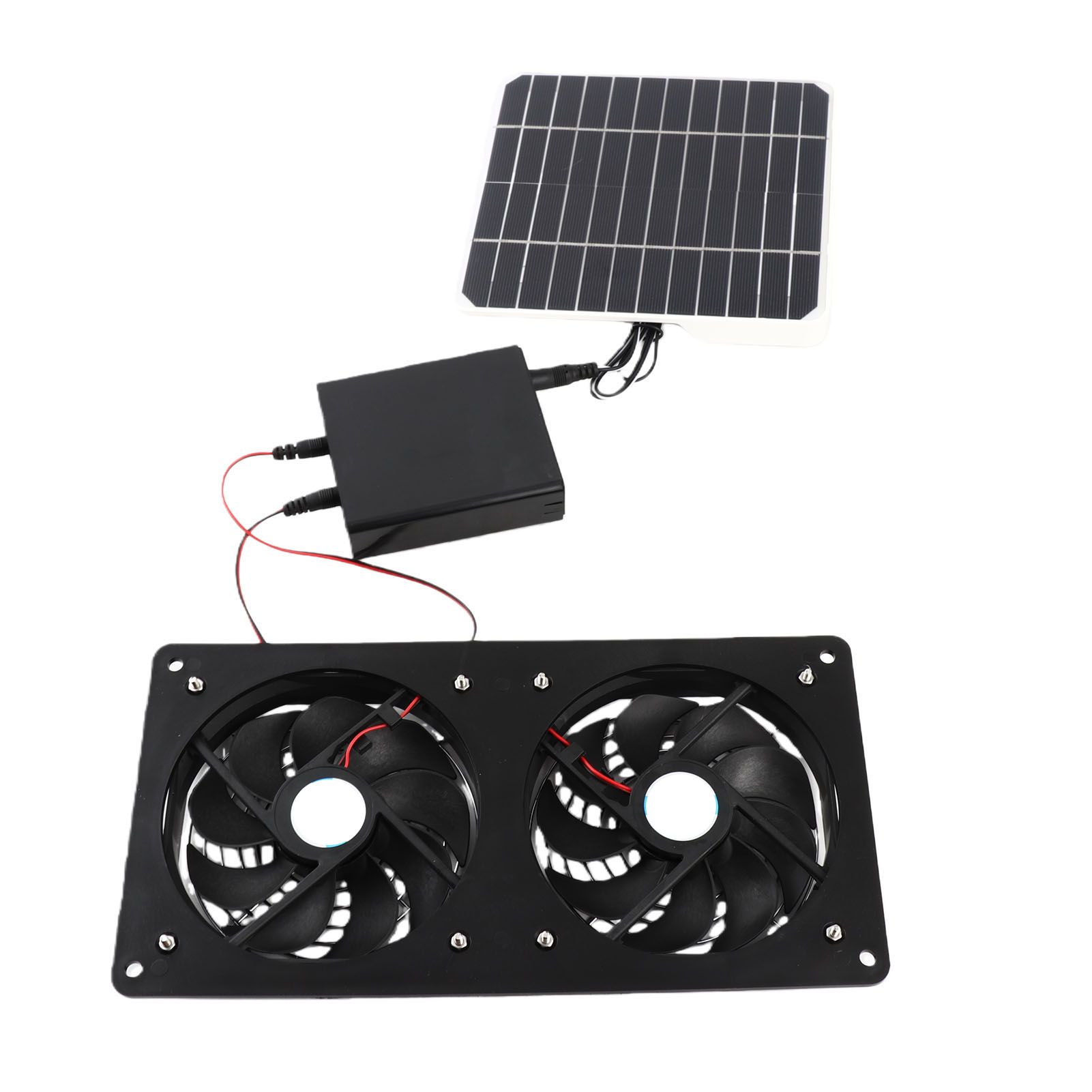 Solar Exhaust Fan IPX7 Waterproof Safe 20W Solar Panel Ventilation Fan with view 11