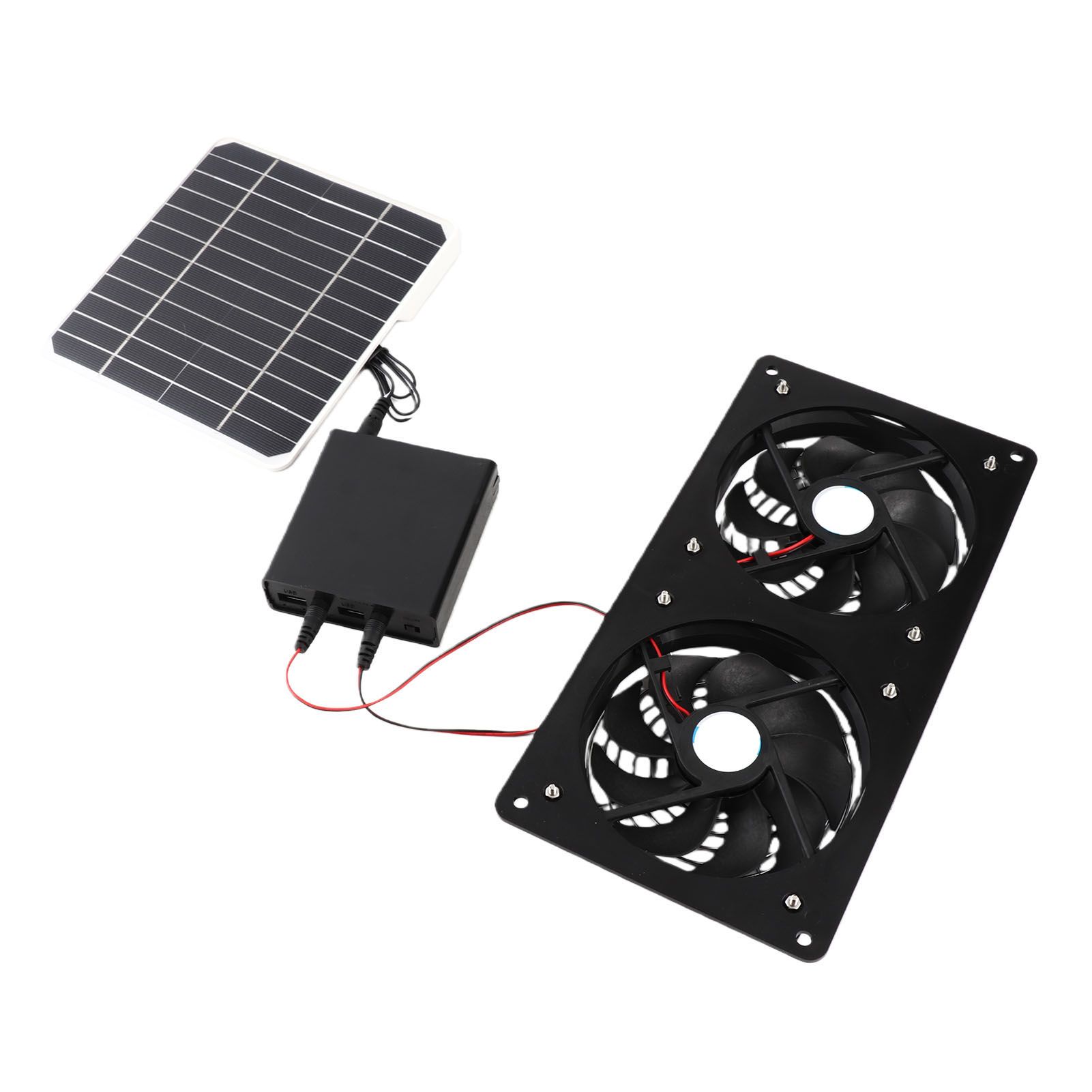 Solar Exhaust Fan IPX7 Waterproof Safe 20W Solar Panel Ventilation Fan with view 12