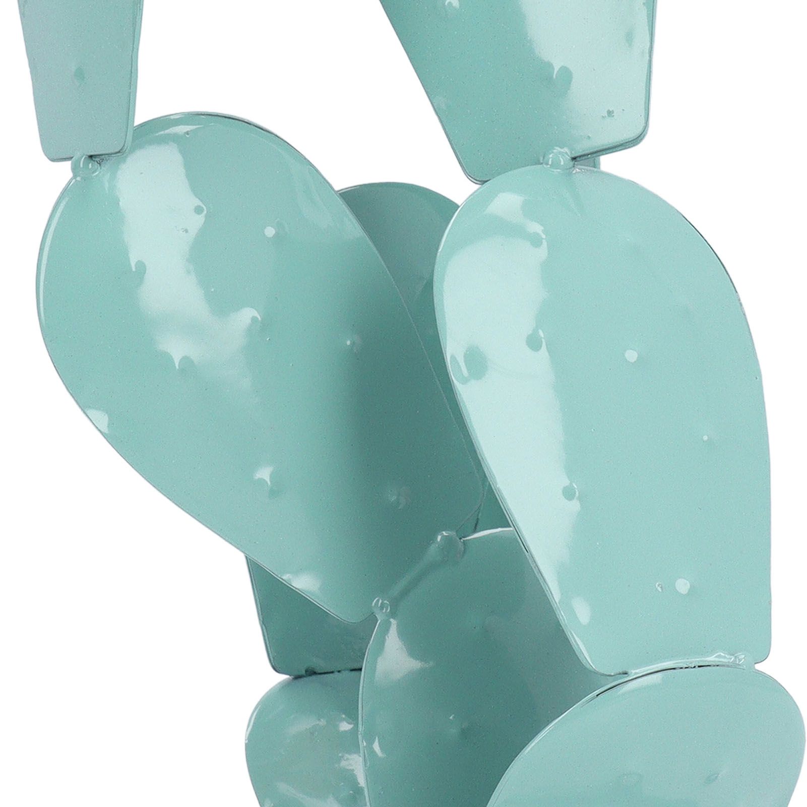 Cactus Statue Decor Iron Art Easy Installation Prickly Pear Cactus Yard Art view 5