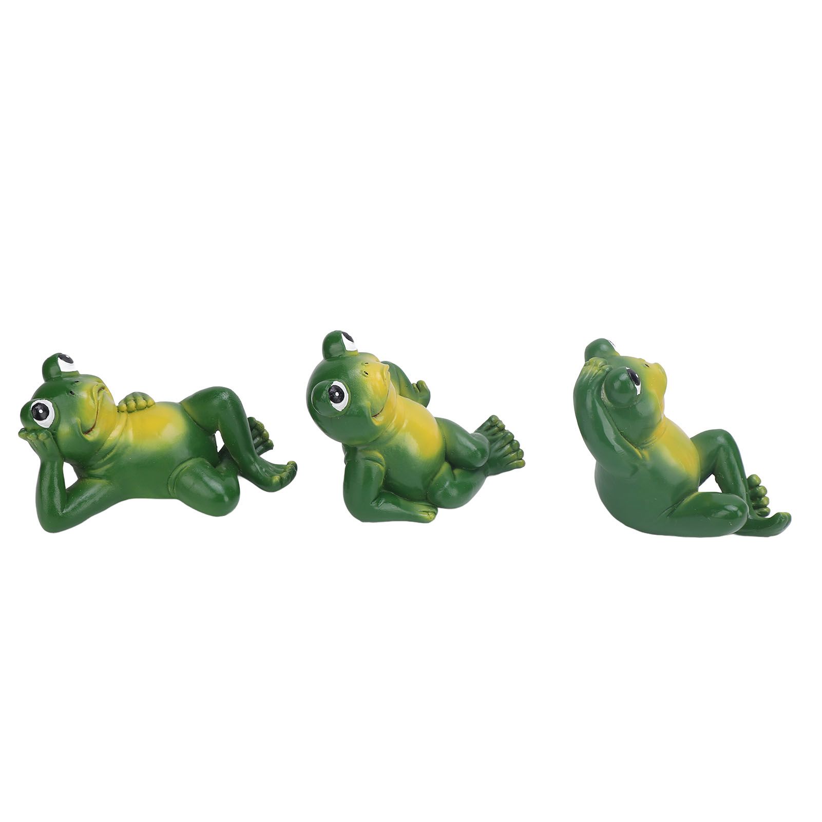 3pcs Outdoor Frog Ornament American Style Innovative Simulation Garden Frog view 9