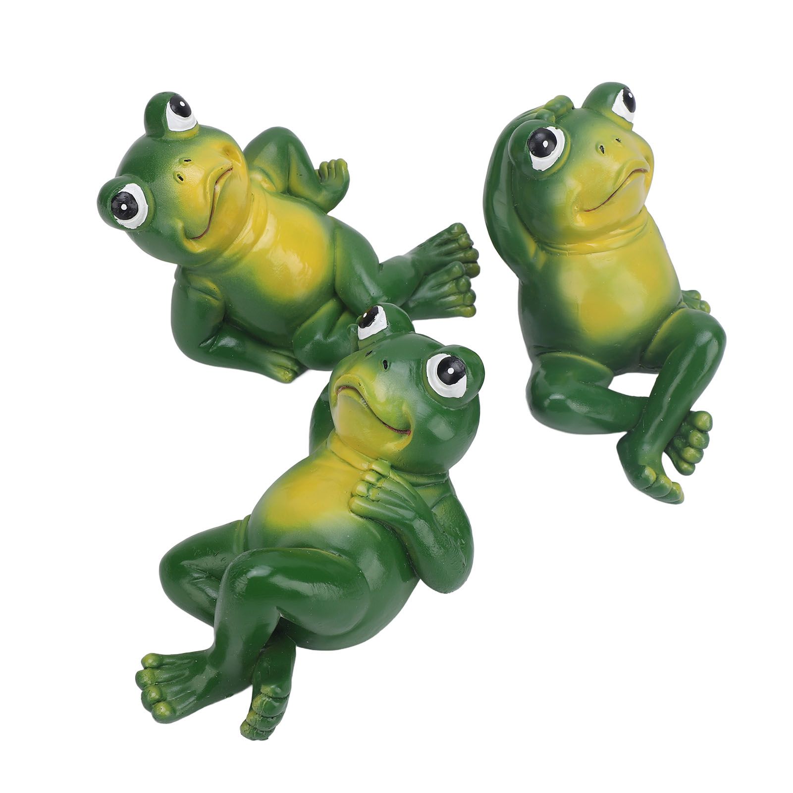 3pcs Outdoor Frog Ornament American Style Innovative Simulation Garden Frog view 10