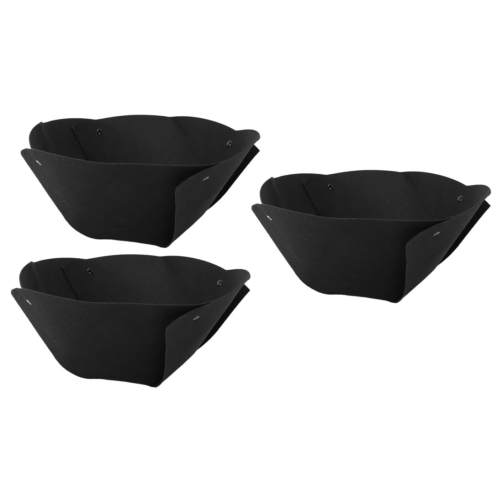 3pcs Half Round Planter Liner Half Circle Flower Pot Liner Insert Wall Basket view 3