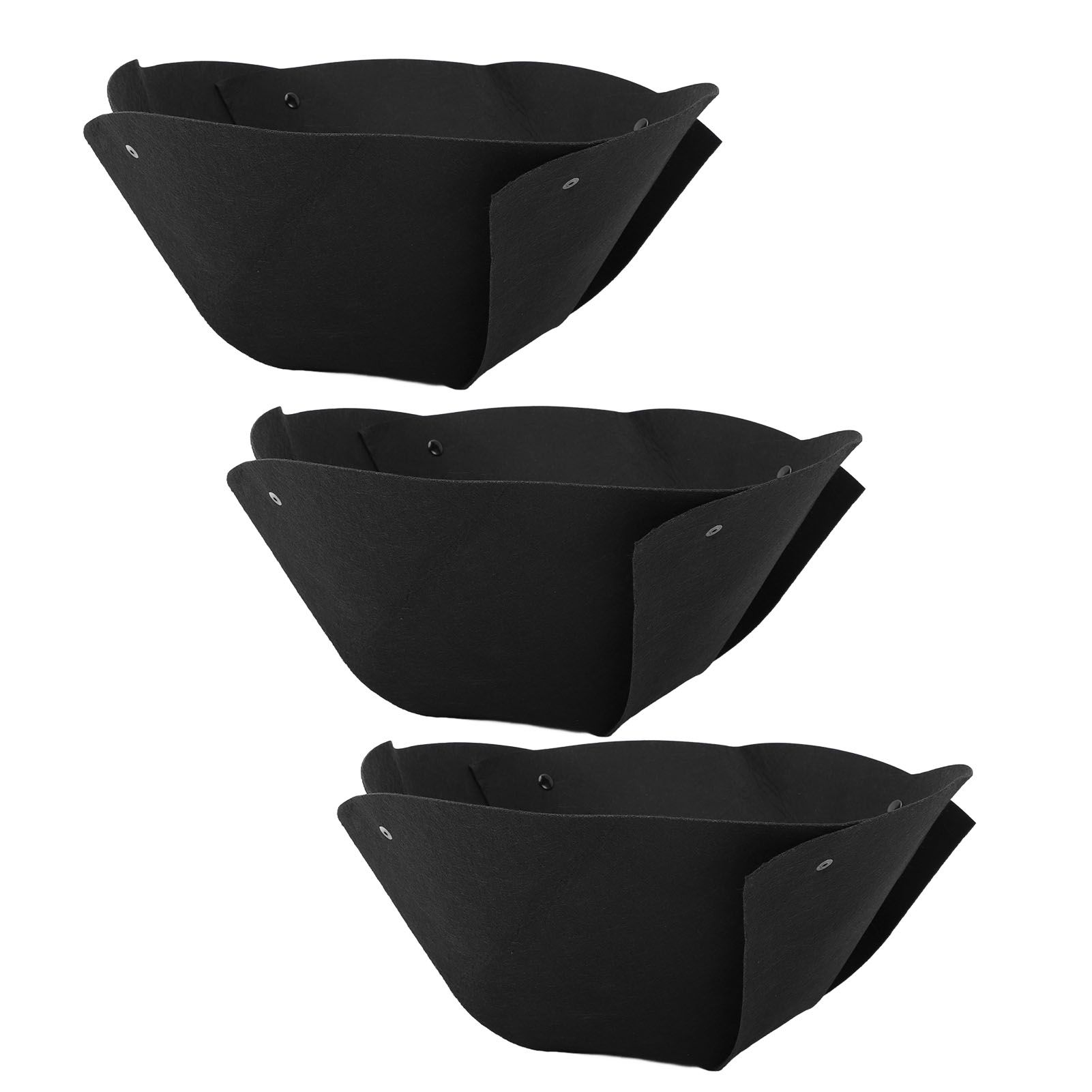 3pcs Half Round Planter Liner Half Circle Flower Pot Liner Insert Wall Basket view 6