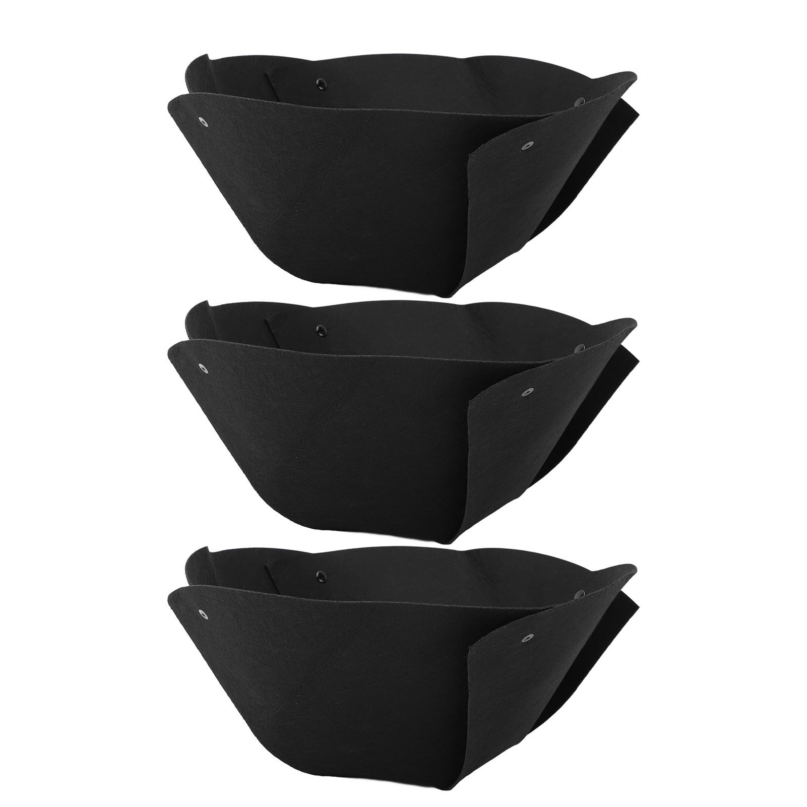 3pcs Half Round Planter Liner Half Circle Flower Pot Liner Insert Wall Basket — image 1