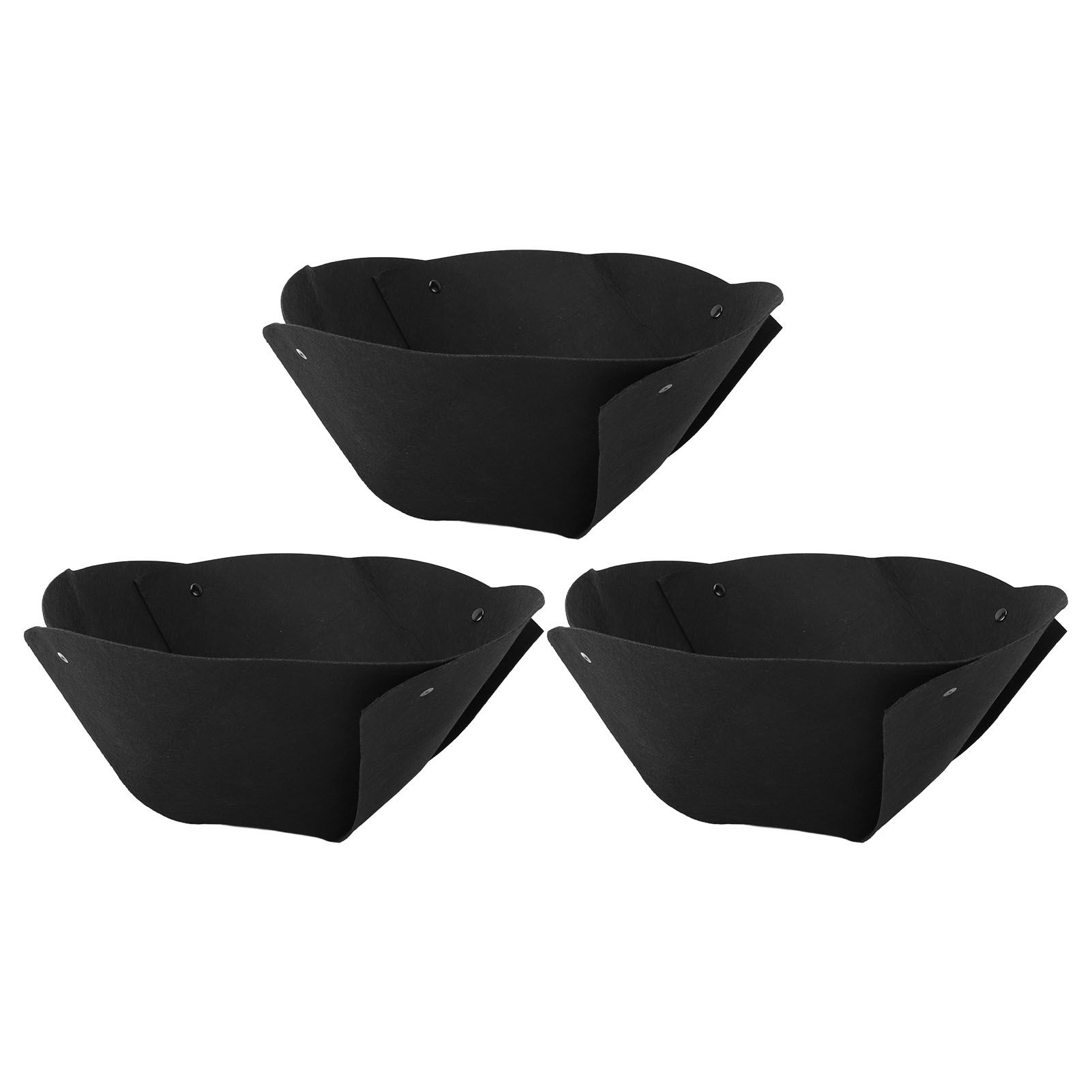 3pcs Half Round Planter Liner Half Circle Flower Pot Liner Insert Wall Basket view 4