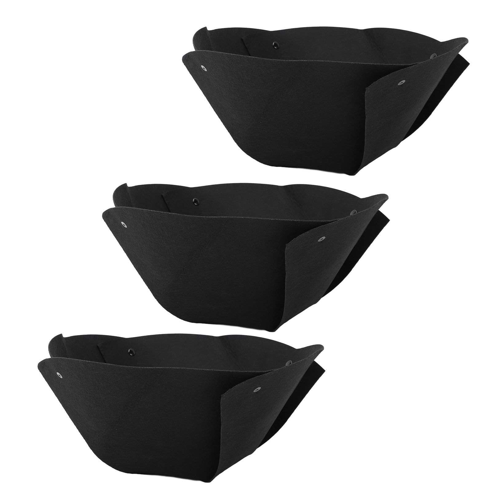 3pcs Half Round Planter Liner Half Circle Flower Pot Liner Insert Wall Basket view 9
