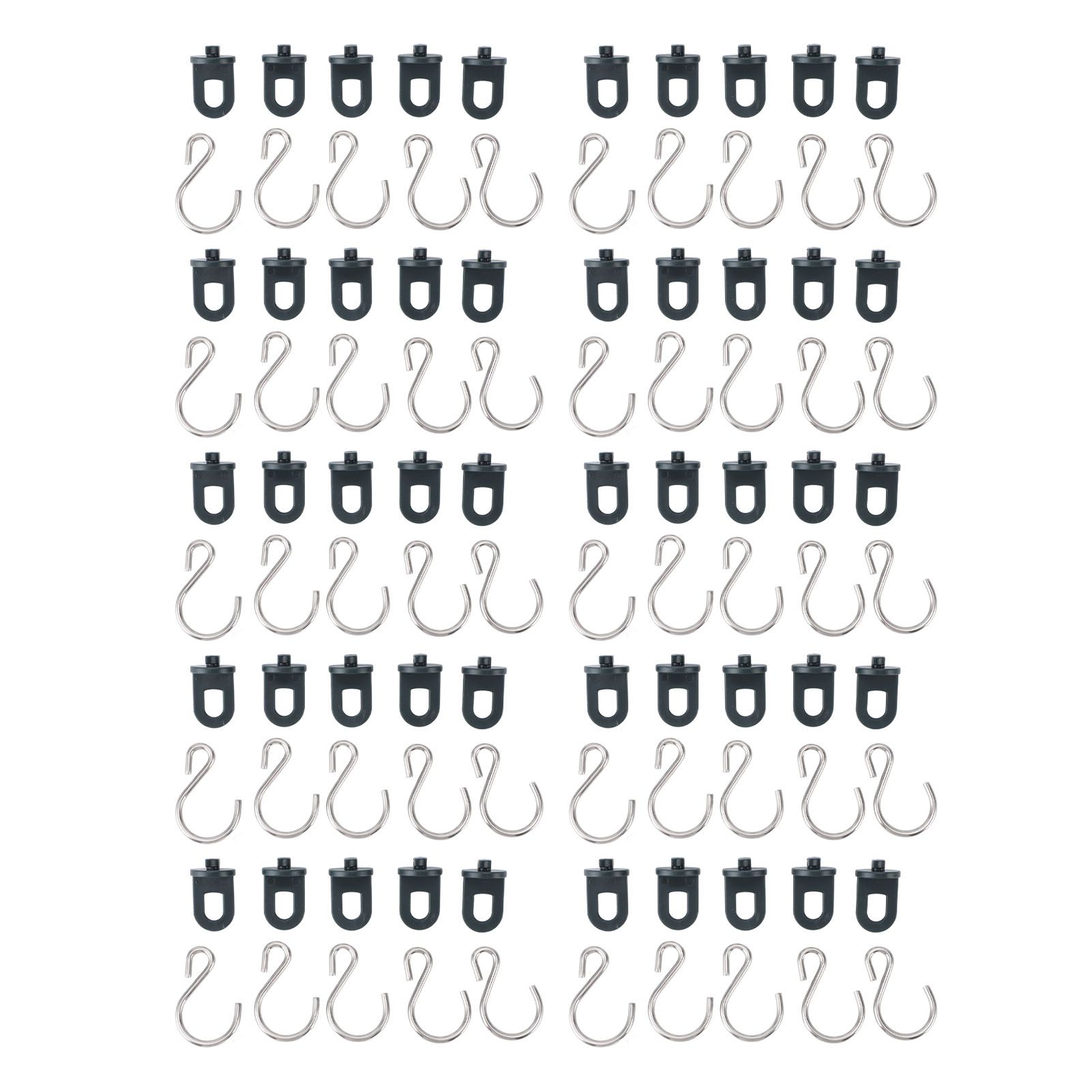 50pcs Greenhouse Plant Hook Outdoor Plant Hook Greenhouse Hanging Clip for view 3