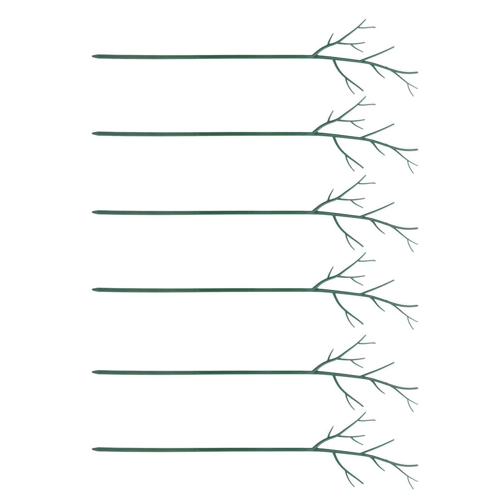 Plant Support Stakes Removable Garden Tree Branch Shape Green Plant Pole for view 8
