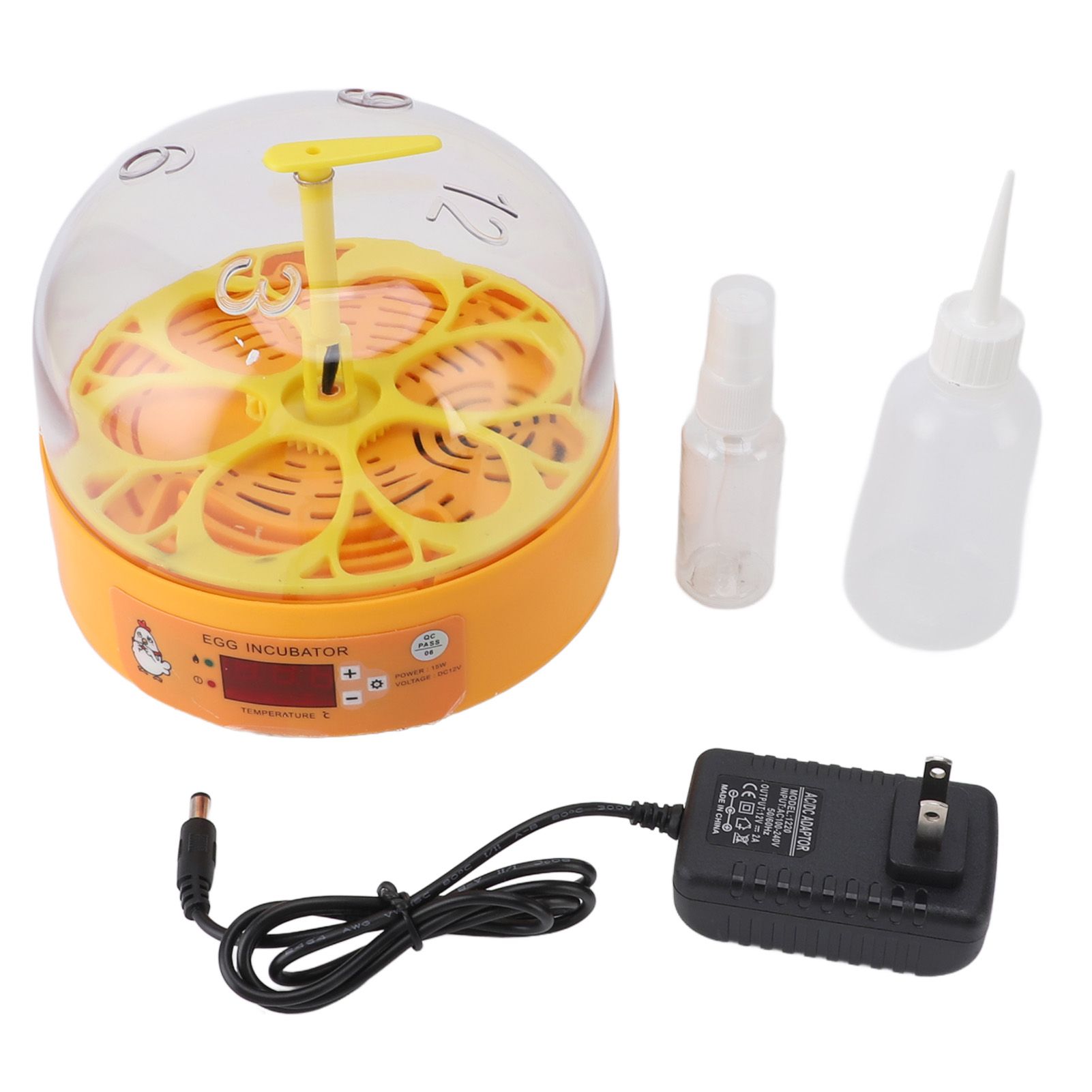 6 Egg Incubator Automatic Egg Turner with Temperature Control Poultry view 3
