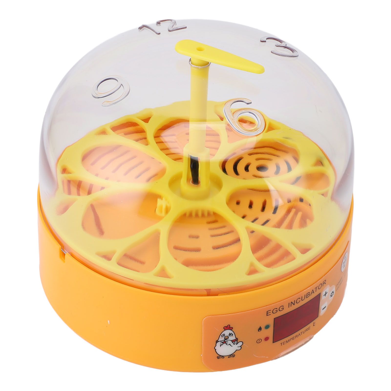 Egg Incubator 6 Eggs Smart Egg Hatchery Temperature Control Manual Egg Turning view 6