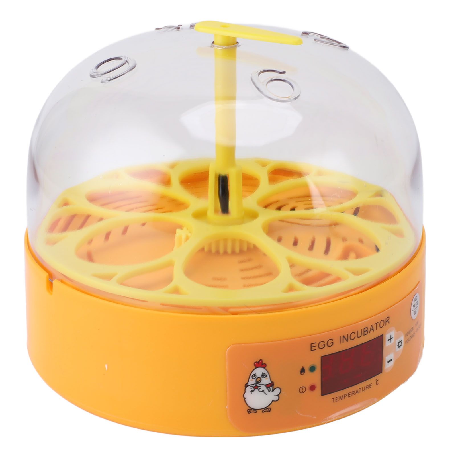 Egg Incubator 6 Eggs Smart Egg Hatchery Temperature Control Manual Egg Turning view 8