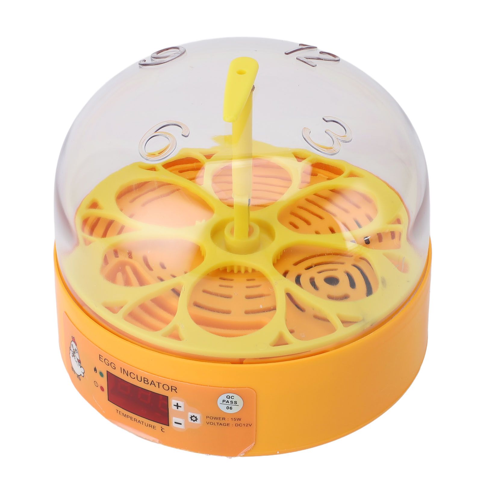 Egg Incubator 6 Eggs Smart Egg Hatchery Temperature Control Manual Egg Turning view 11