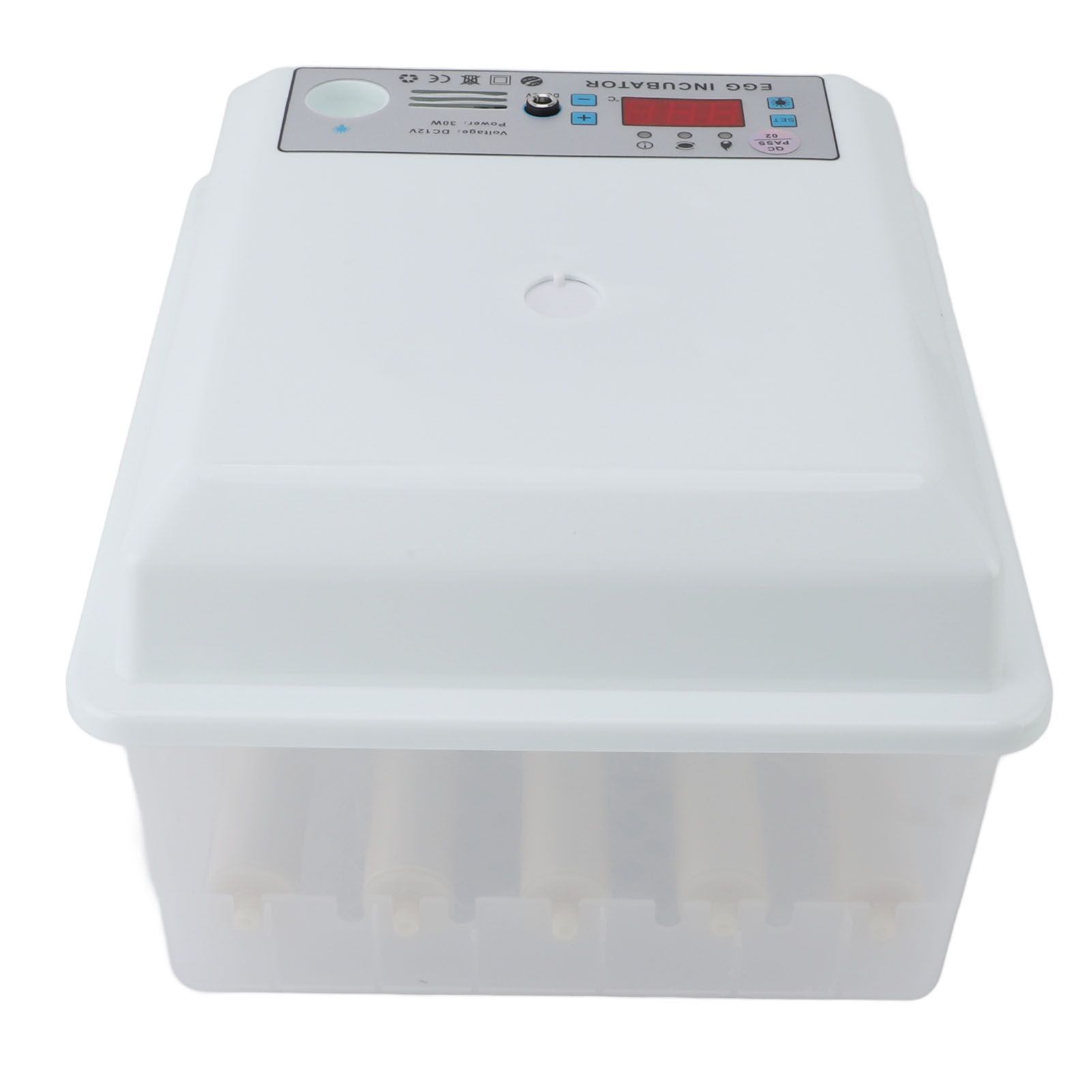 12 Eggs Incubator Dual Power Supply Fully Automatic Poultry Incubator for view 11