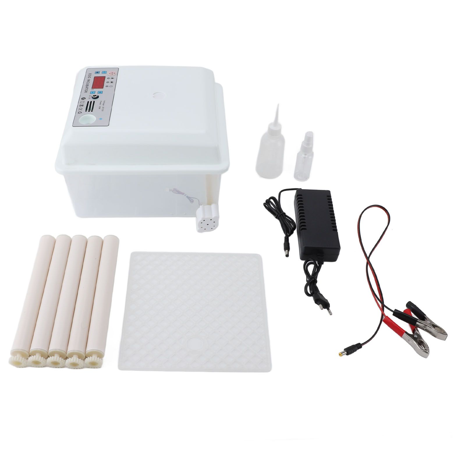 12 Eggs Incubator Dual Power Supply Fully Automatic Poultry Incubator for view 3