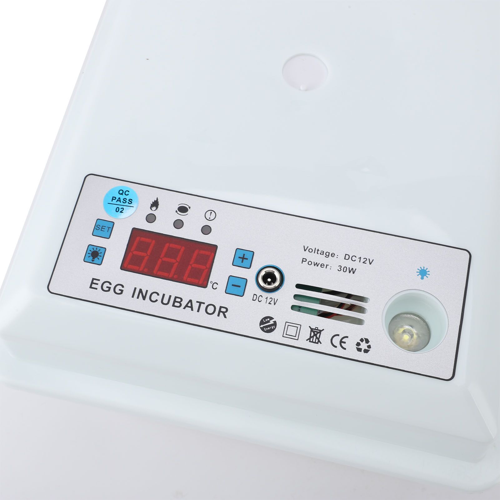 12 Eggs Incubator ABS Foam Poultry Hatching Machine with Automatic Temperature view 9