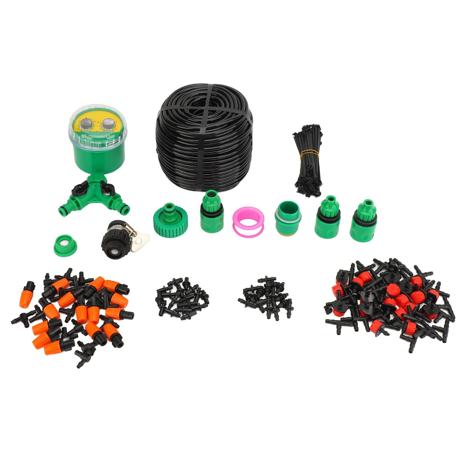 Drip Irrigation System with Timer 50m Long Hose Adjustable Automatic Quick view 10