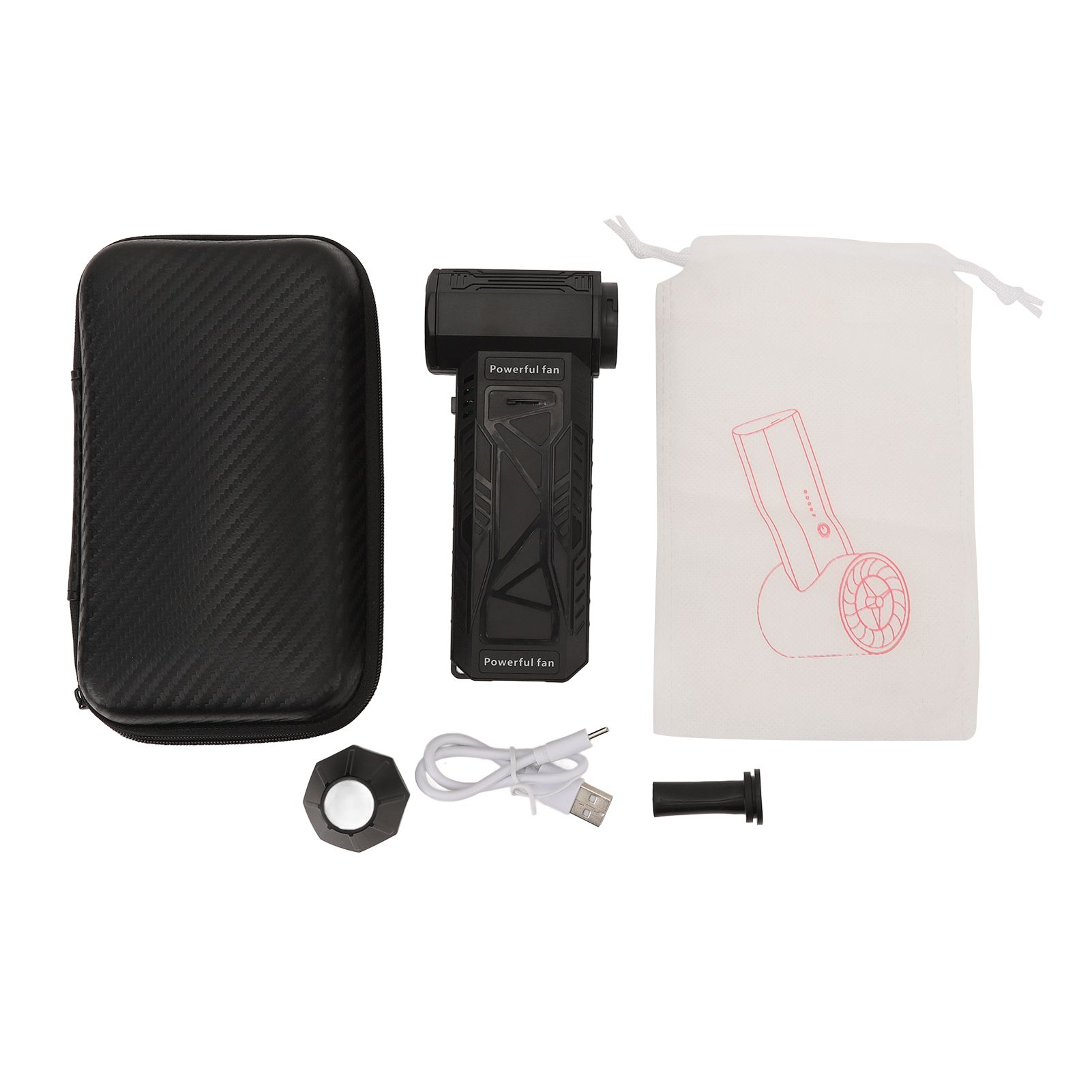 Electric Air Duster 150000RPM High Speed Rechargeable Portable Brushless Motor view 3