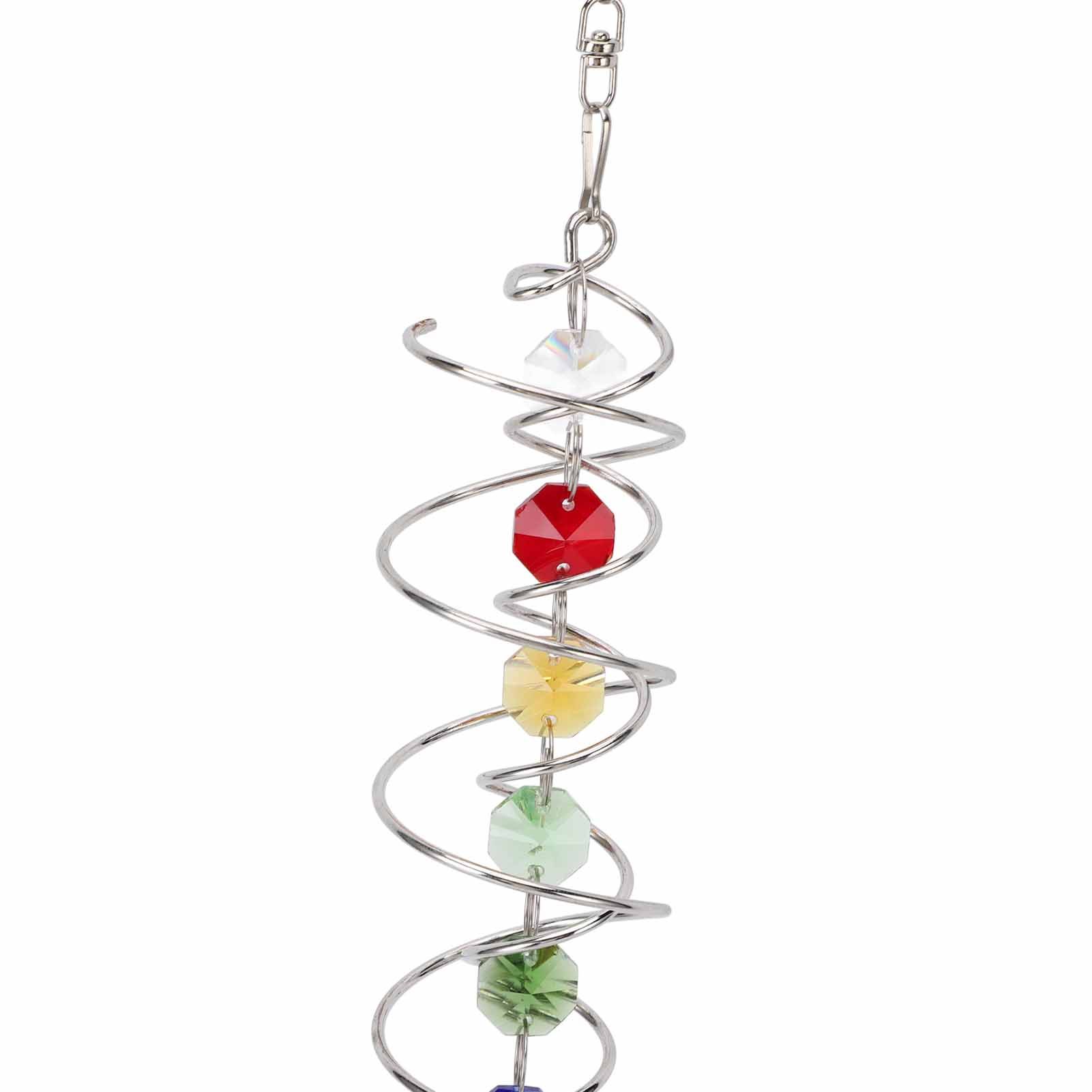 Spiral Tail Bird Feeder Decorative Hanging Outdoor Hummingbird Feeder for view 2