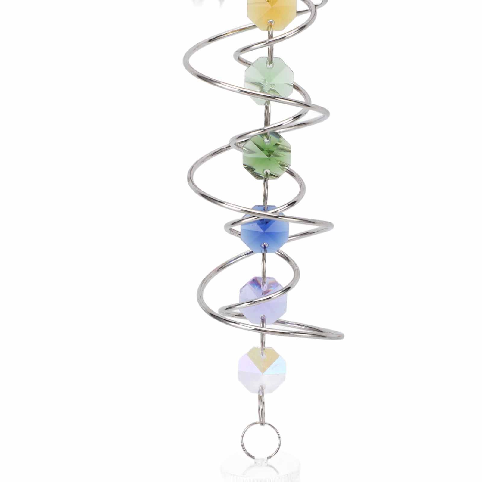 Spiral Tail Bird Feeder Decorative Hanging Outdoor Hummingbird Feeder for view 5