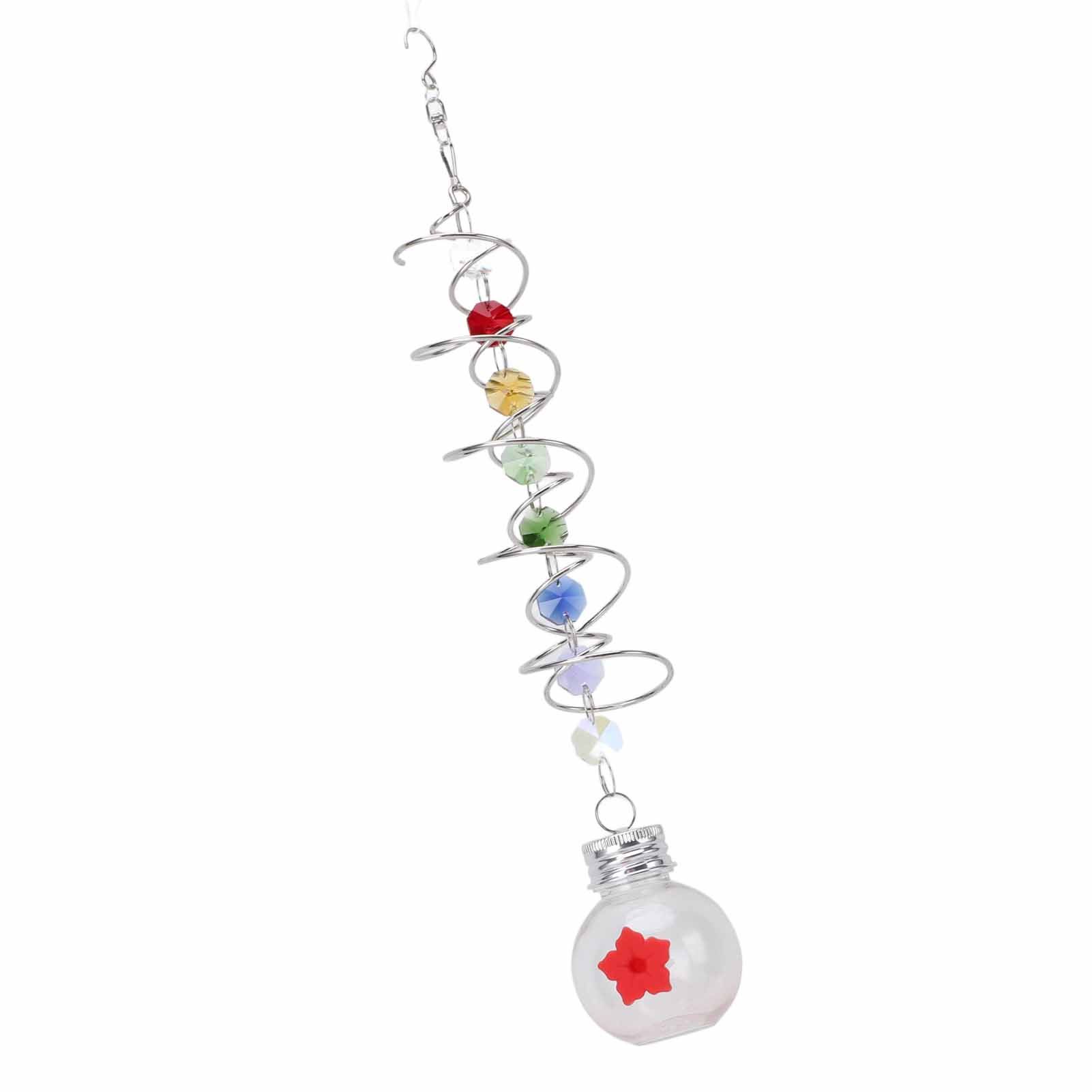 Spiral Tail Bird Feeder Decorative Hanging Outdoor Hummingbird Feeder for view 9