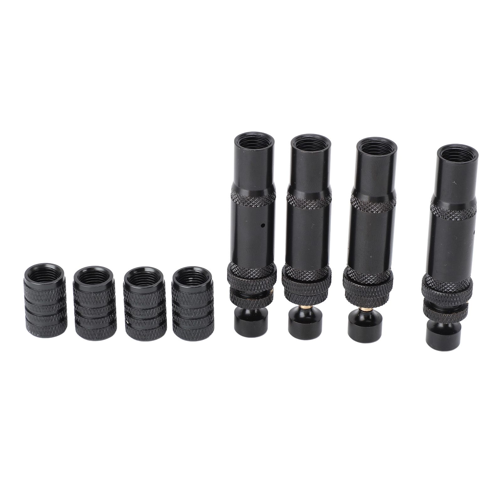 4PCS Auto Stop Tire Deflation Valve Kit Ni Plated Stainless Steel Adjustable view 4