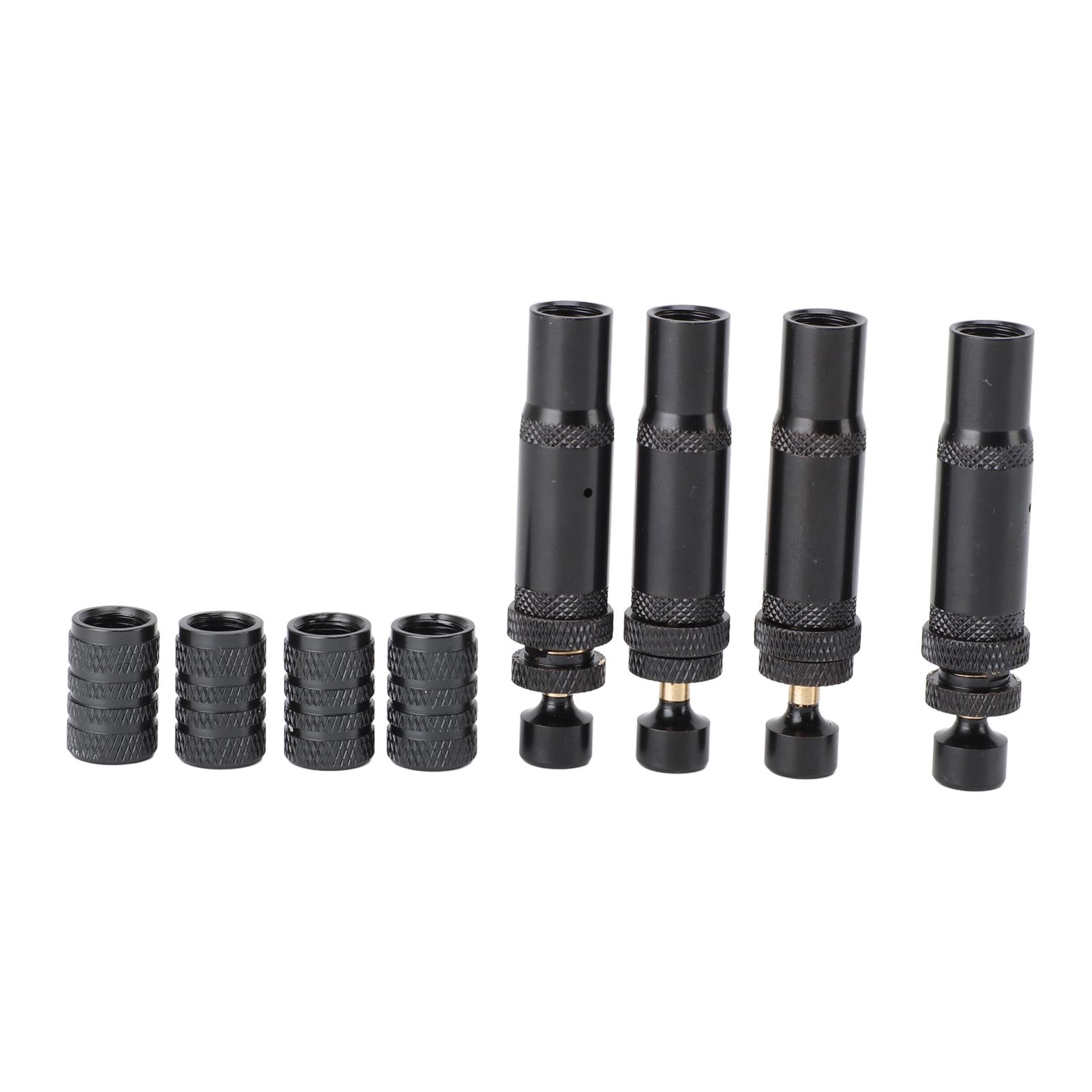 4PCS Auto Stop Tire Deflation Valve Kit Ni Plated Stainless Steel Adjustable view 6