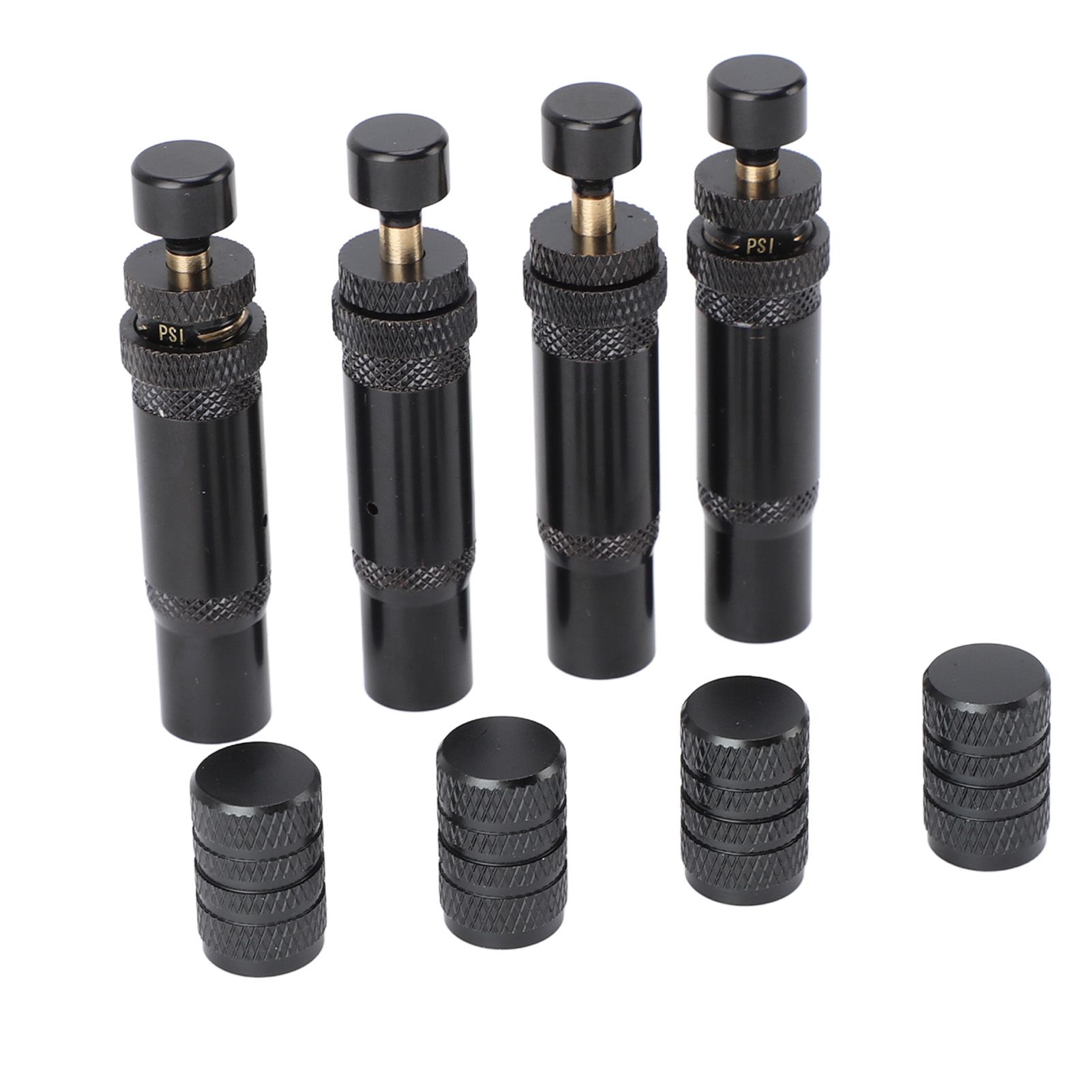 4PCS Auto Stop Tire Deflation Valve Kit Ni Plated Stainless Steel Adjustable view 9