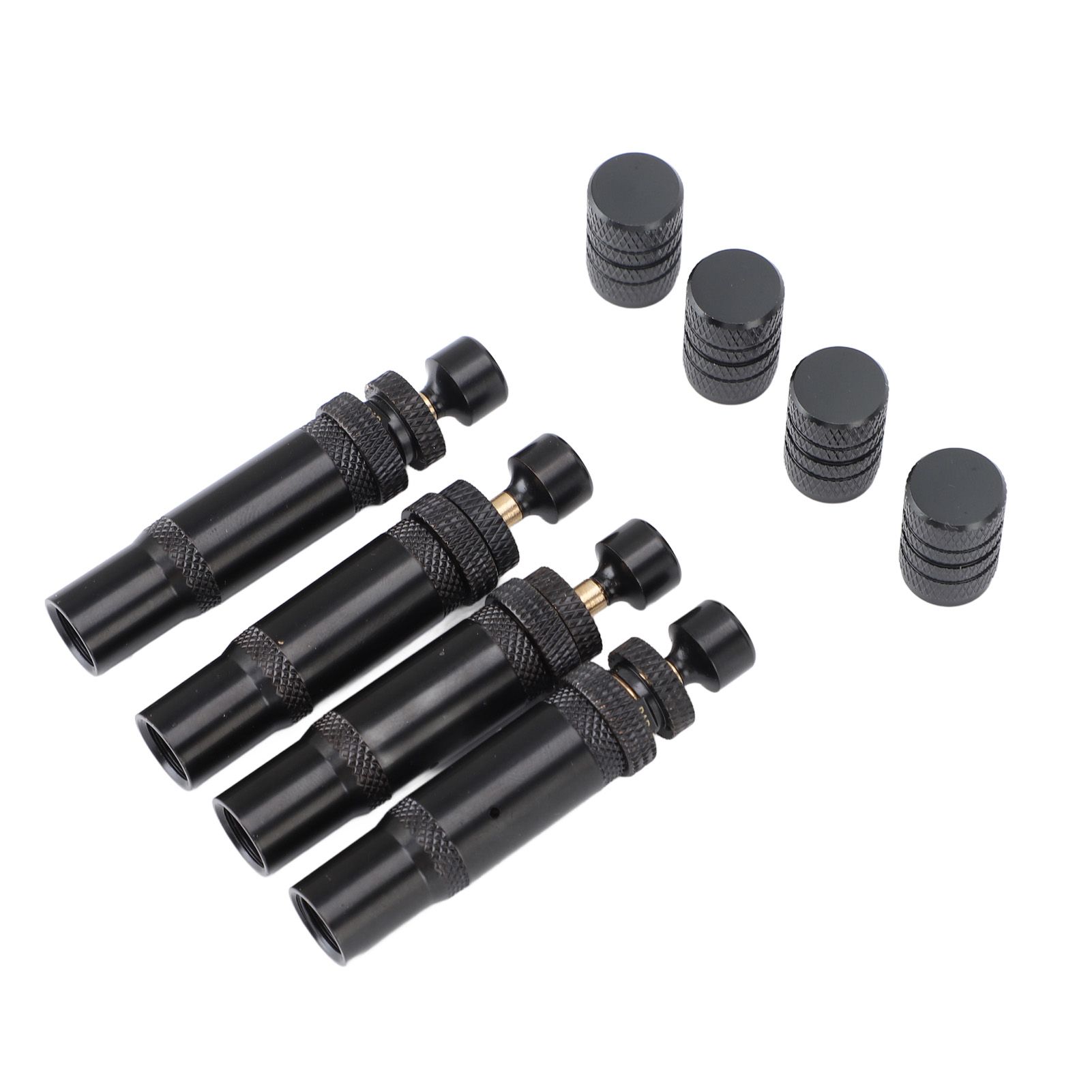 4PCS Auto Stop Tire Deflation Valve Kit Ni Plated Stainless Steel Adjustable view 11