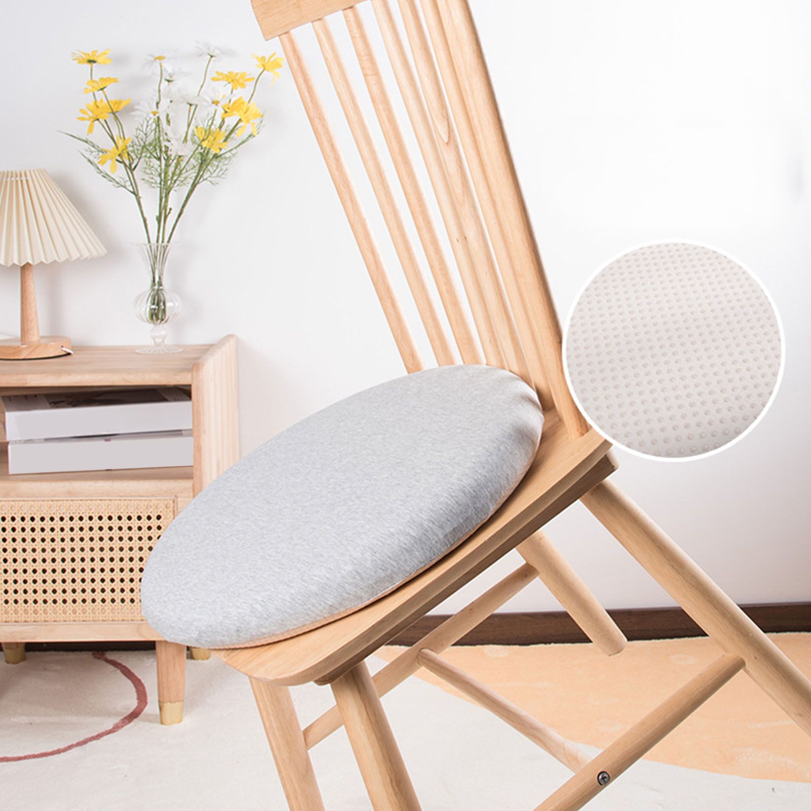 Pouf Cushion Removable Washable Comfortable Round Tatami Memory Foam Seat view 8