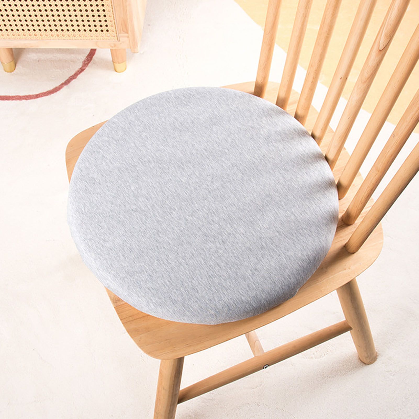 Pouf Cushion Removable Washable Comfortable Round Tatami Memory Foam Seat view 9