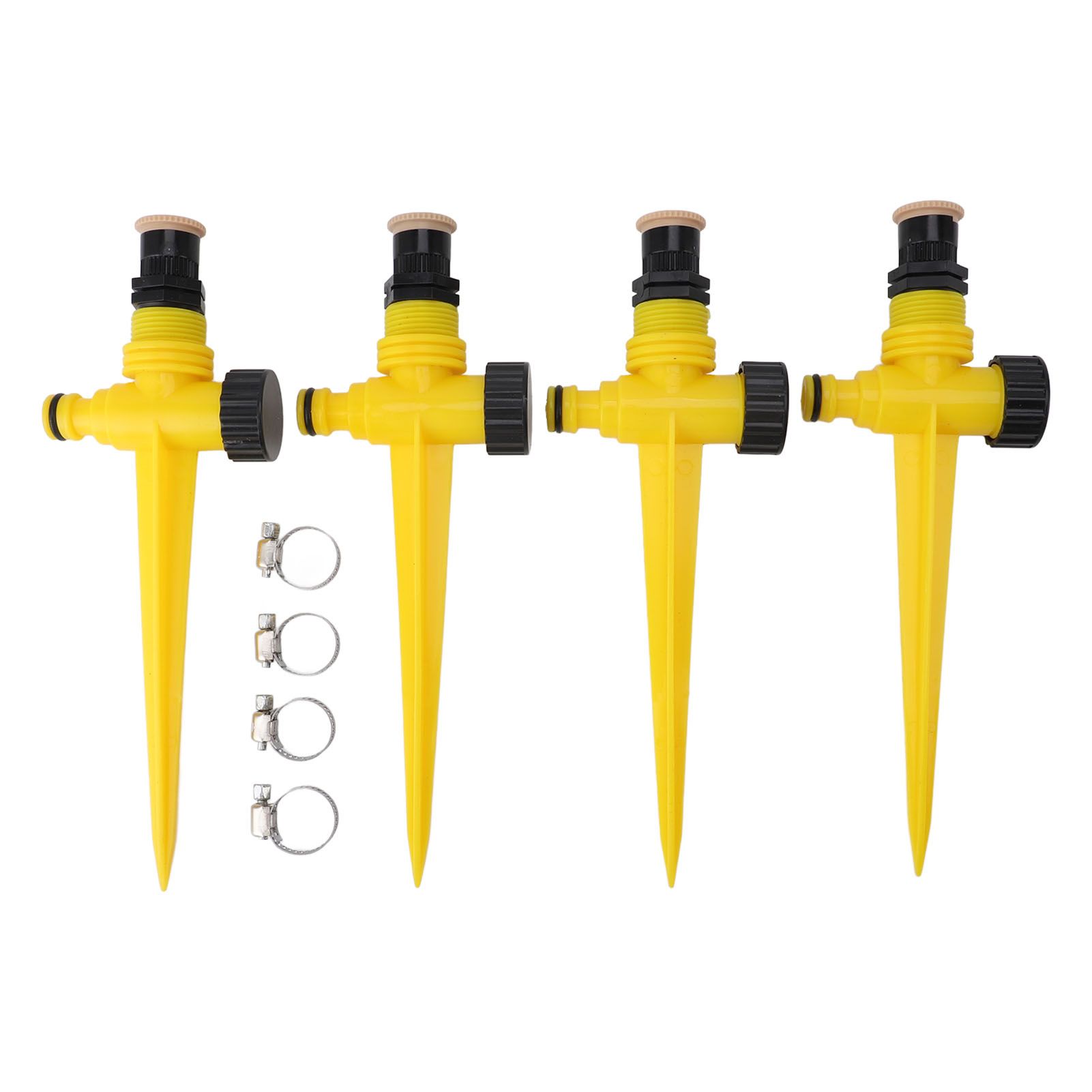 4pcs Garden Sprinklers Professional Efficient 360 Degree Automatic Rotating view 3