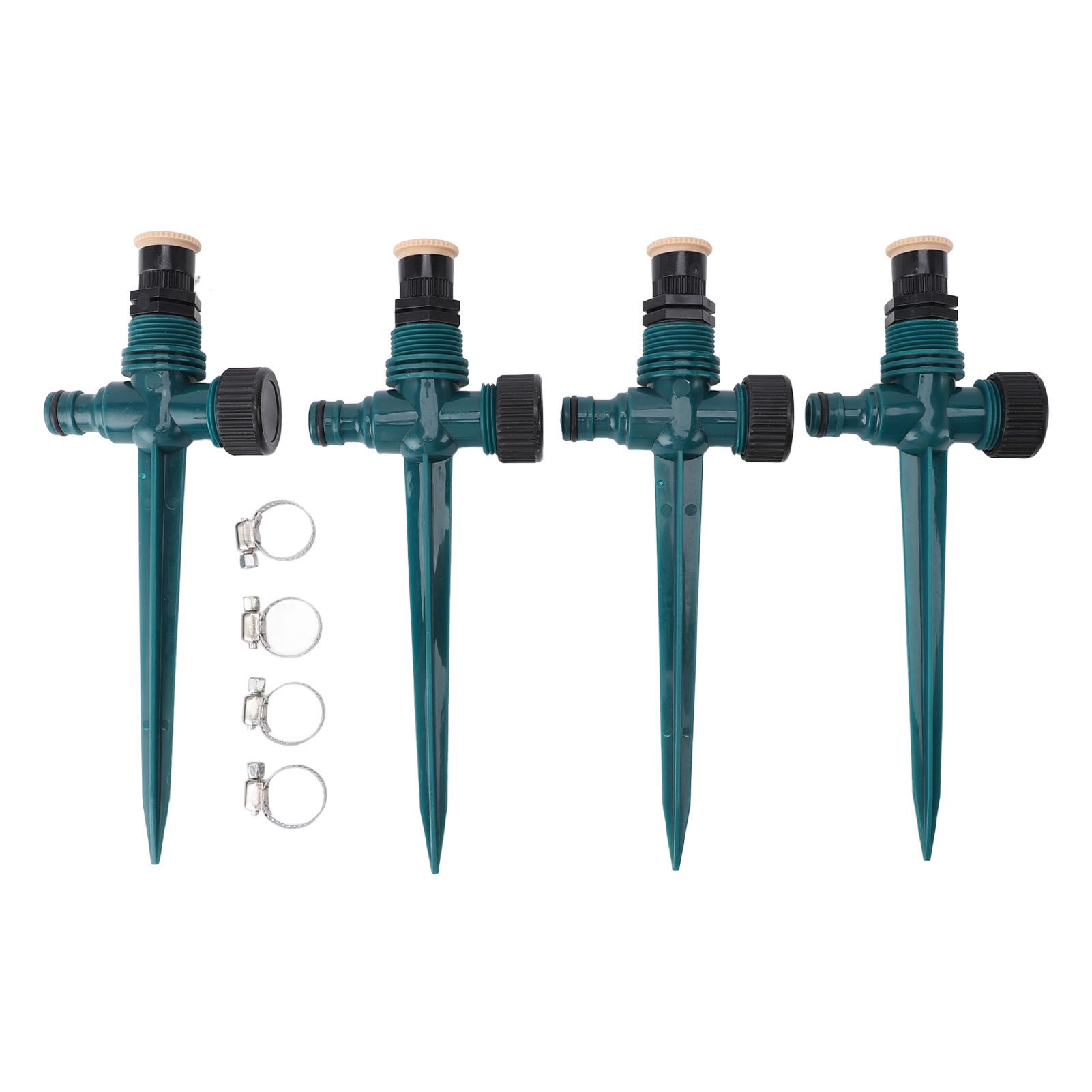 4pcs Garden Sprinklers Professional Efficient 360 Degree Automatic Rotating view 3