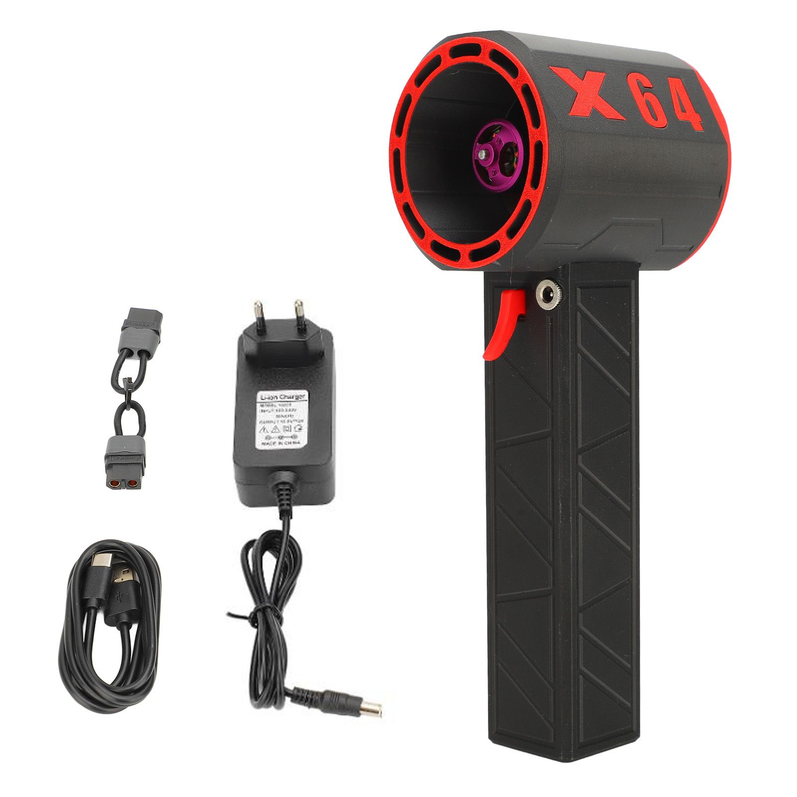 Jet Dryer Blower Violent Turbo Fan 11 Blade 8000mAh Brushless Motor 64mm Duct view 3