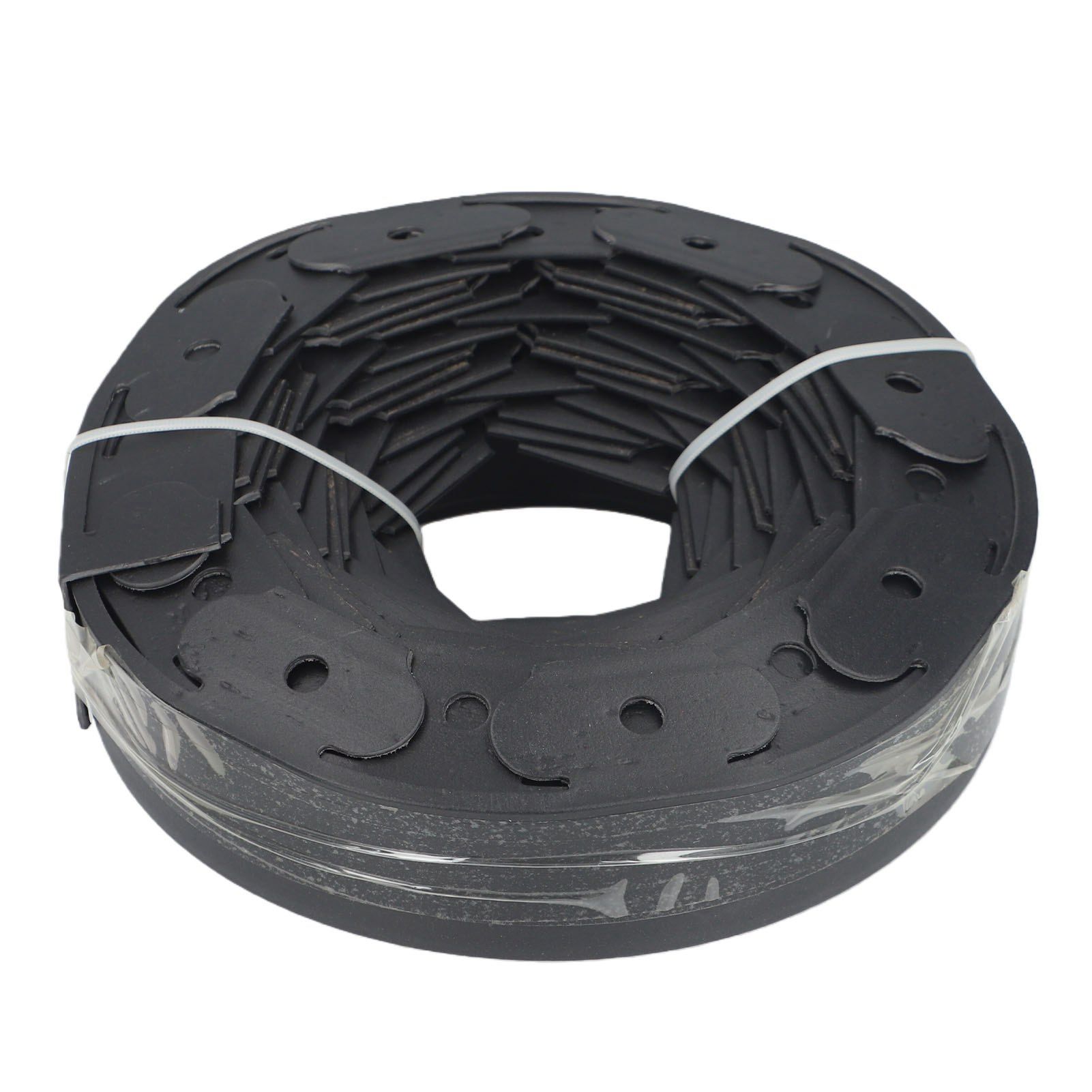 L Shaped Grass Stone Isolation Belt Landscape Edging for Garden 5cm*5cm*10m Black view 5