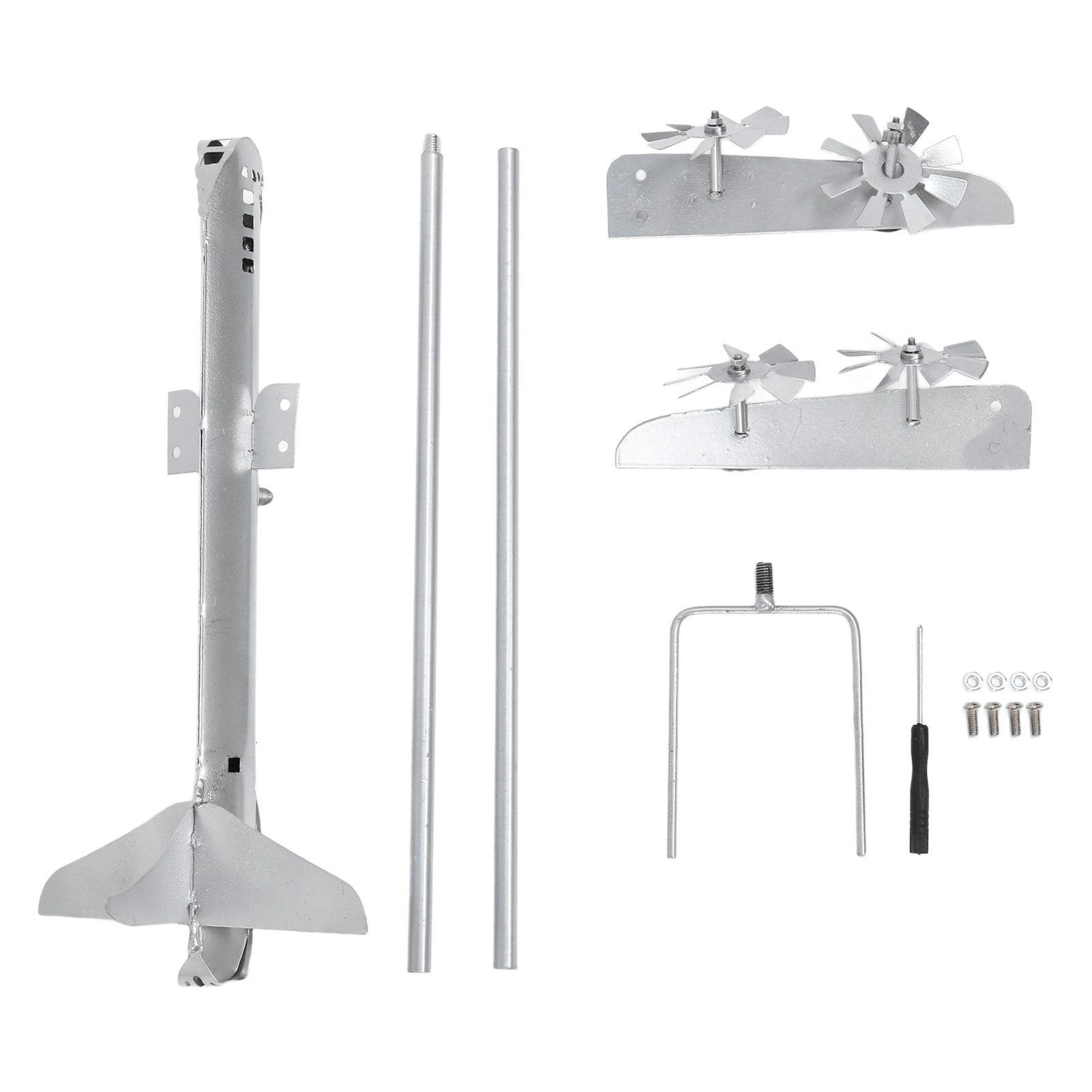 Airplane Wind Spinner Iron Metal Windmill Outdoor Decorative Airplane Wind view 3