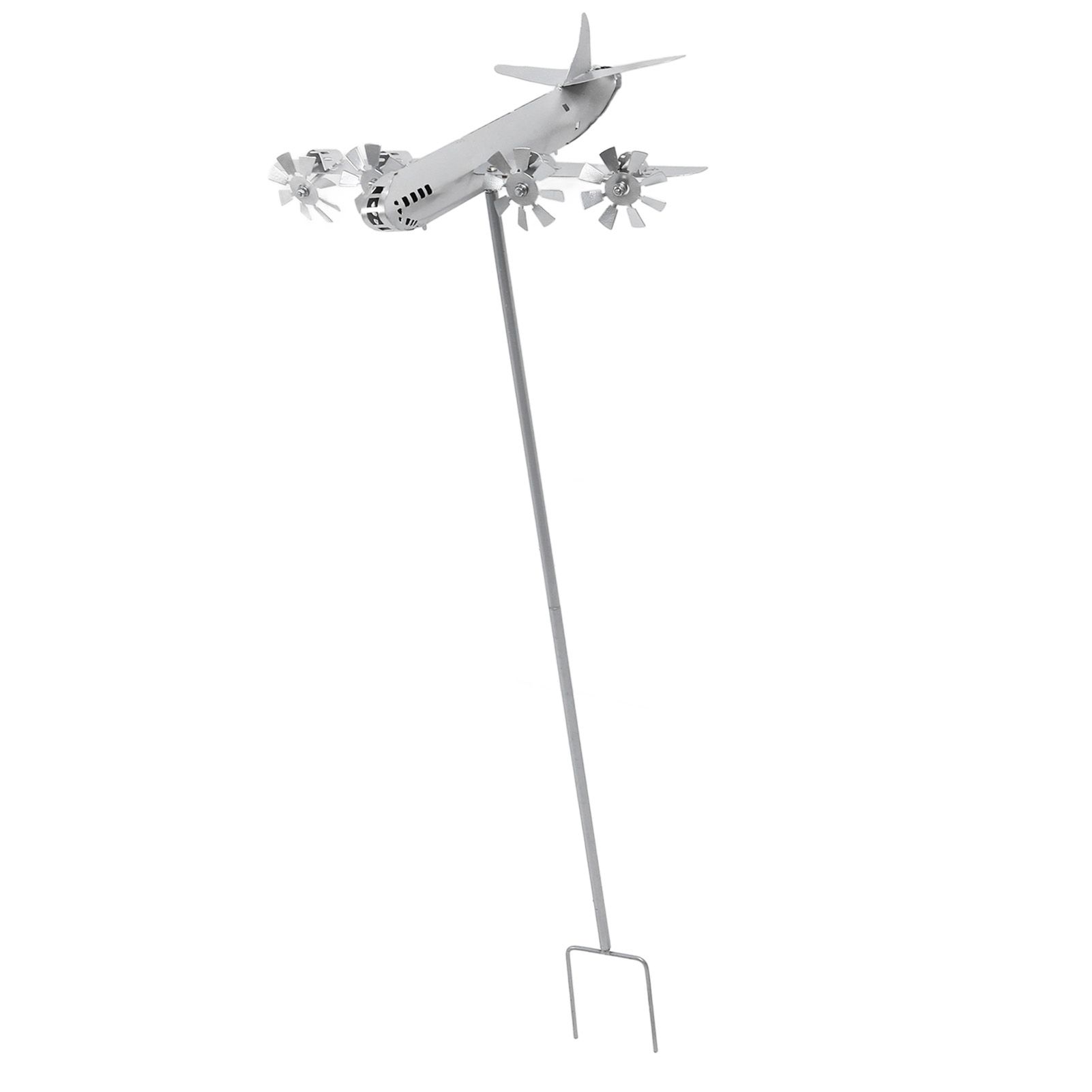 Airplane Wind Spinner Iron Metal Windmill Outdoor Decorative Airplane Wind view 10