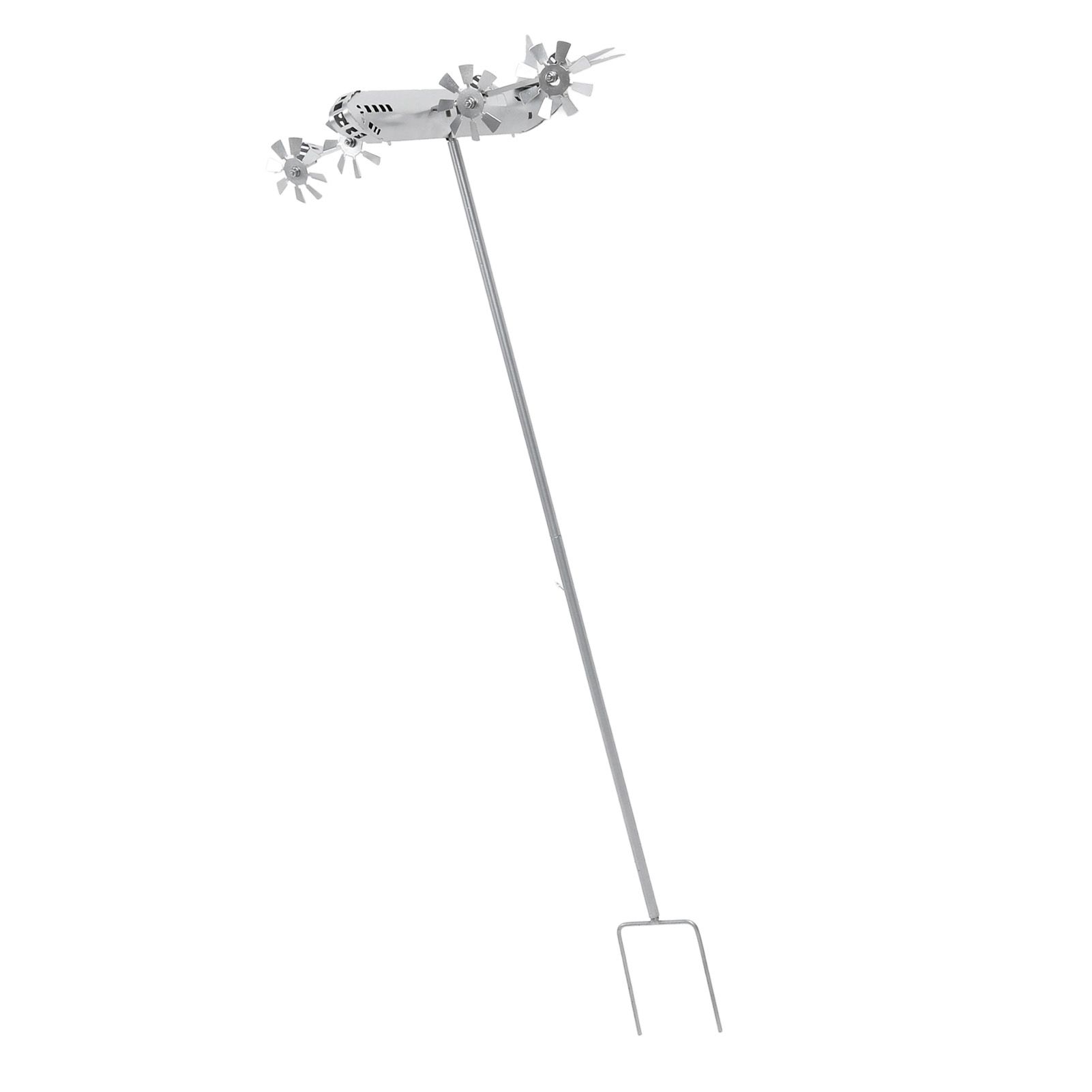 Airplane Wind Spinner Iron Metal Windmill Outdoor Decorative Airplane Wind view 12
