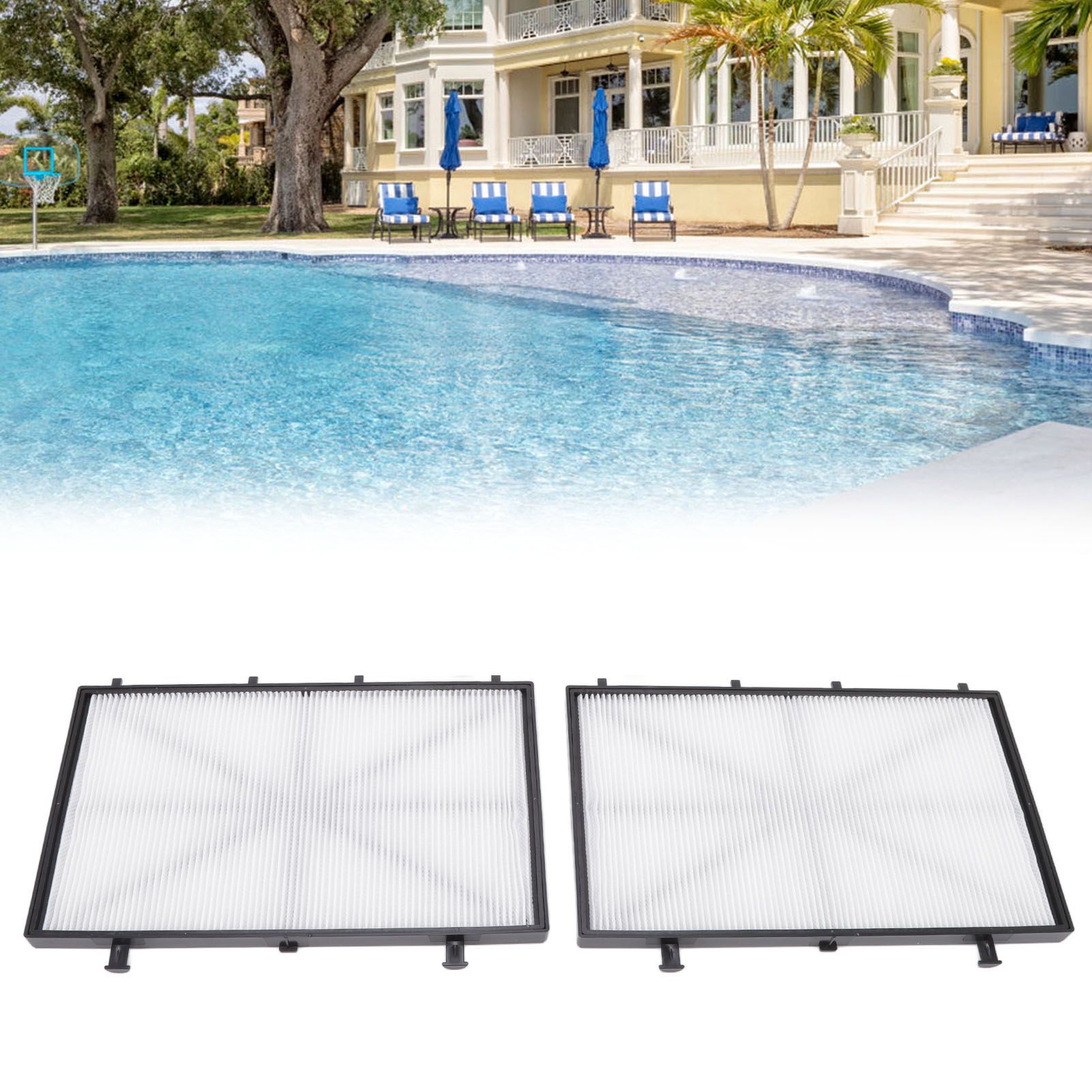 2pcs Robotic Pool Cleaner Filter Cartridge PP PET Activated Carbon Ultra Fine view 11