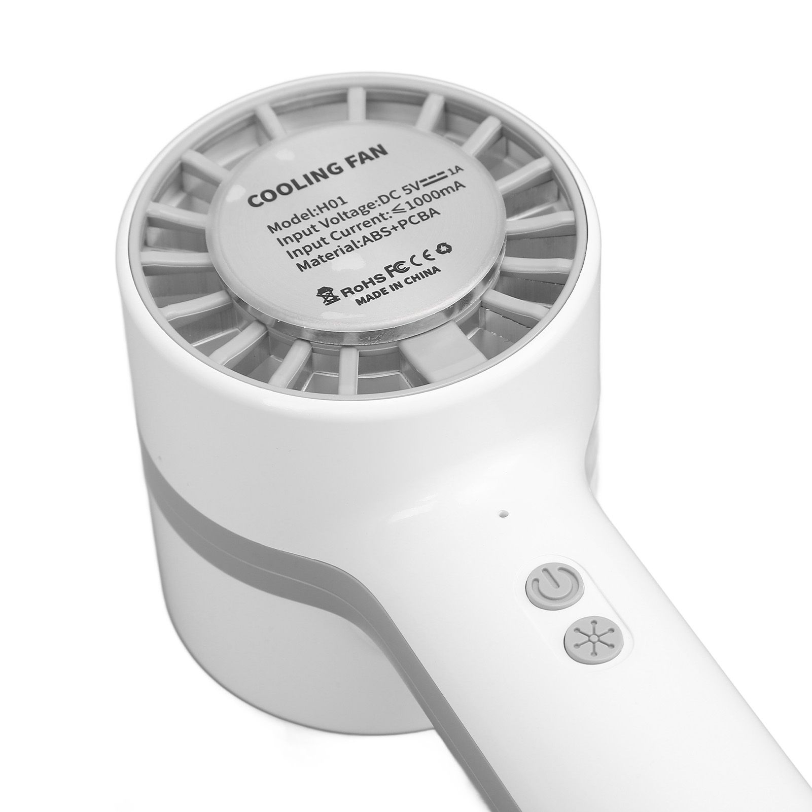 Portable Handheld Fan Mini Cold Compress Fan USB Rechargeable Fast Cooling view 2