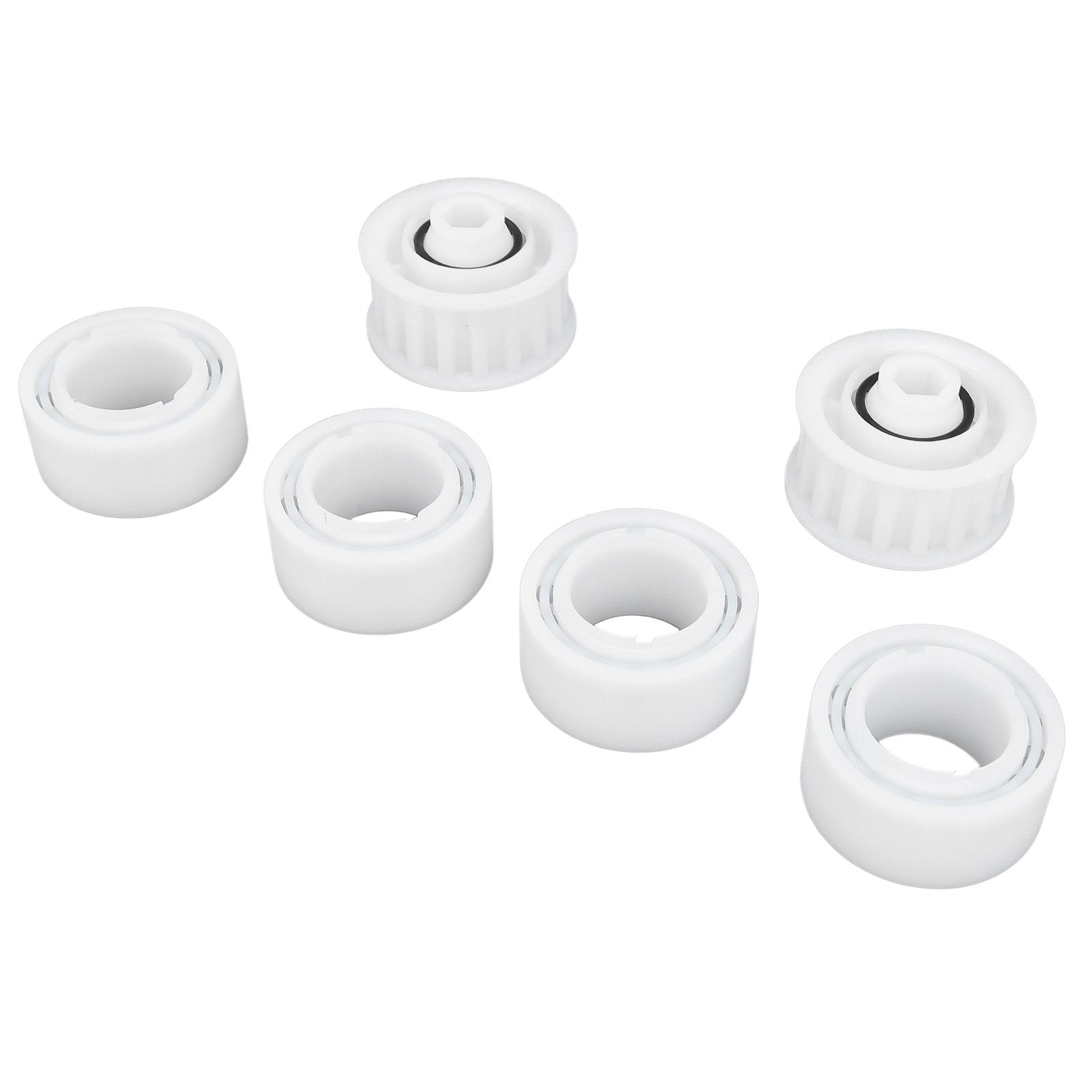 4 Pack Guide Wheels Replacement Pool Cleaner Guide Wheels with 2 Pully Gears view 6