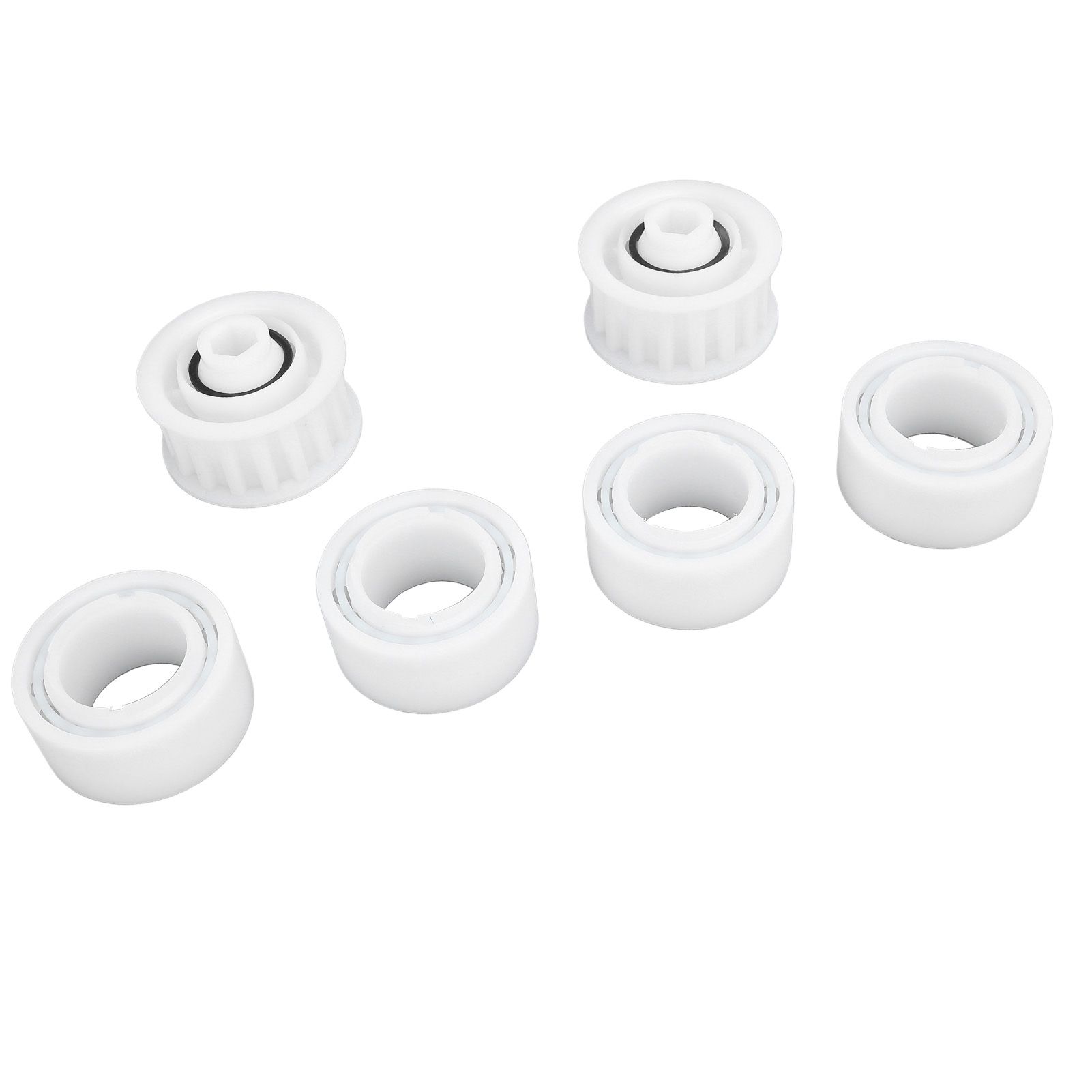 4 Pack Guide Wheels Replacement Pool Cleaner Guide Wheels with 2 Pully Gears view 9
