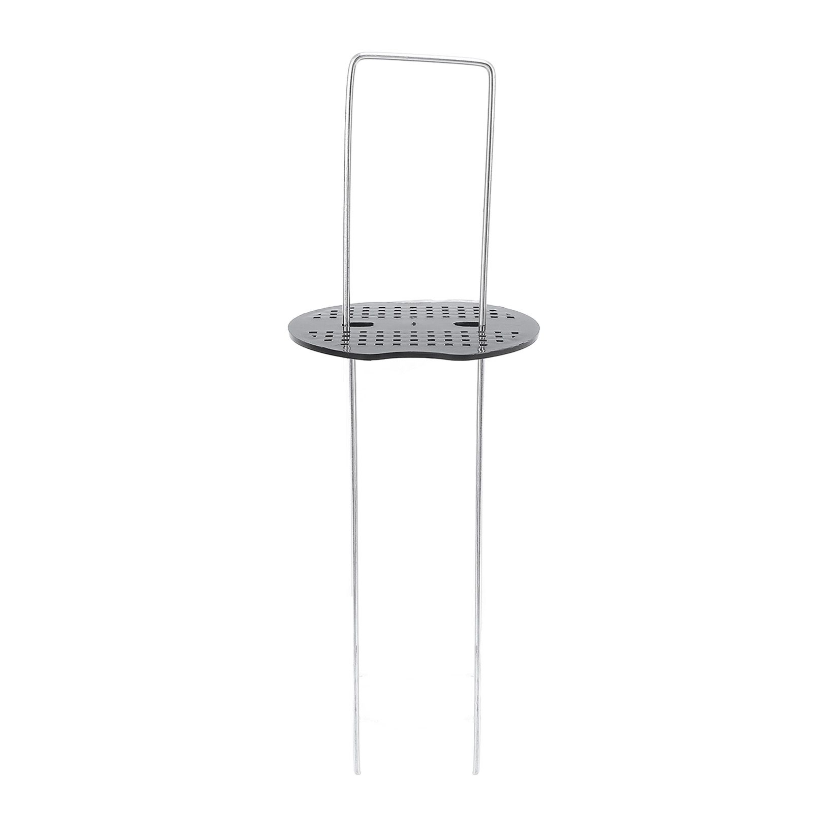Garden Landscape Staples Set 40Pcs U Shaped Iron Stakes and 40Pcs Plastic view 10