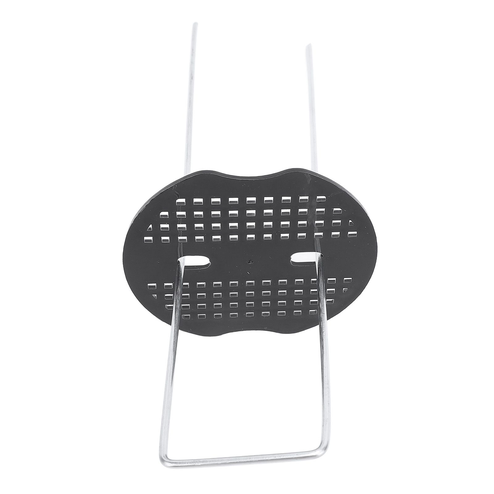 Garden Landscape Staples Set 40Pcs U Shaped Iron Stakes and 40Pcs Plastic view 11