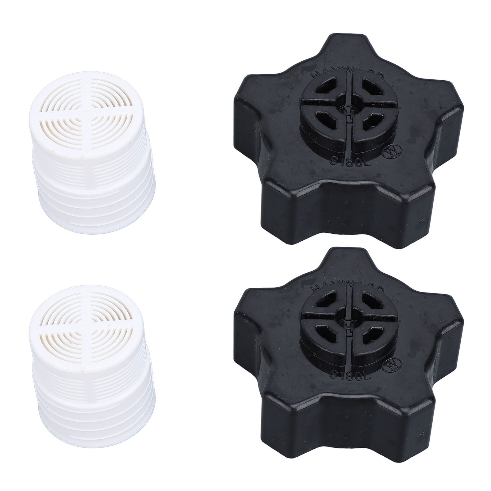 2 Set Drain Cap Assembly Pool Sand Filter Gasket Screen Replacement for view 9