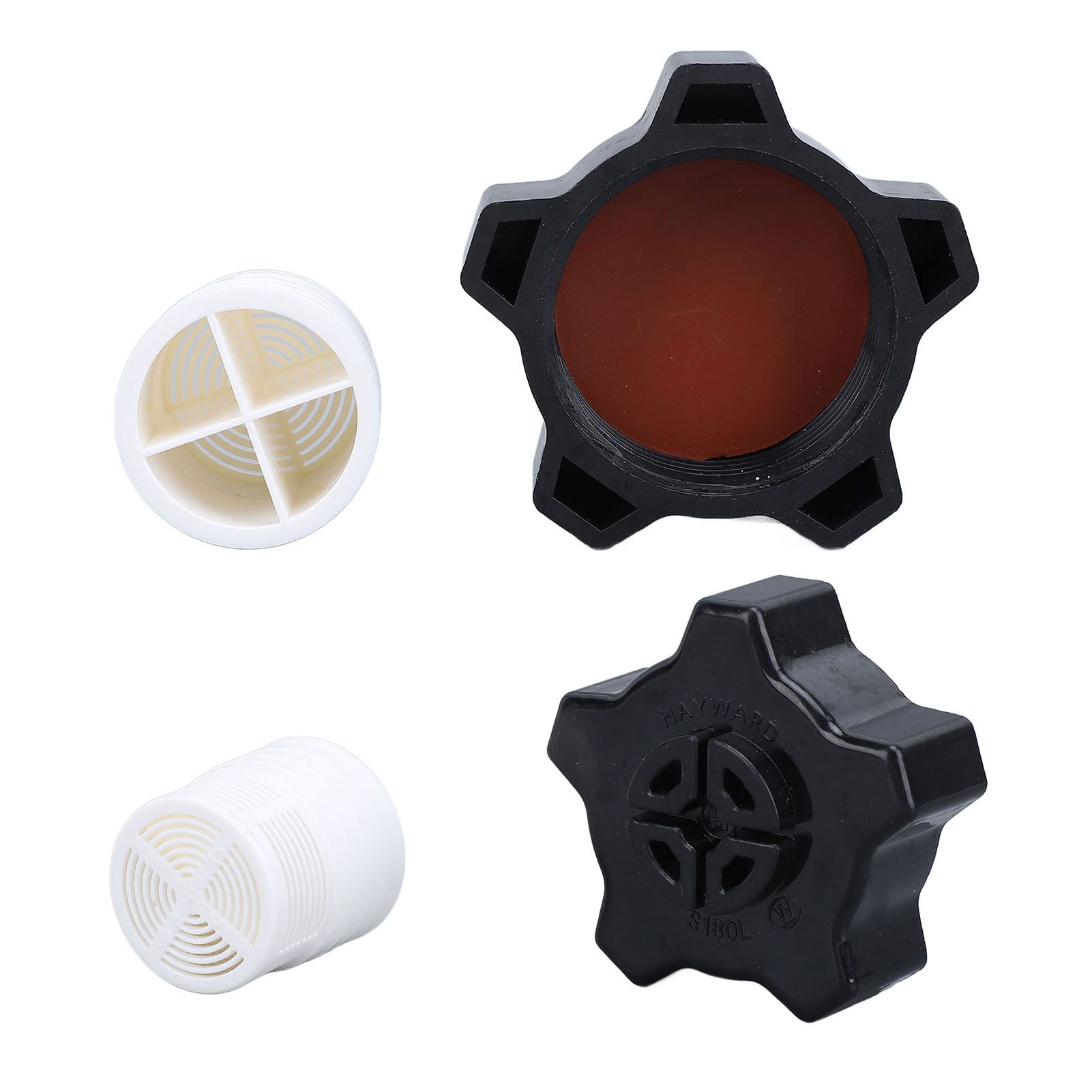 2 Set Drain Cap Assembly Pool Sand Filter Gasket Screen Replacement for view 10