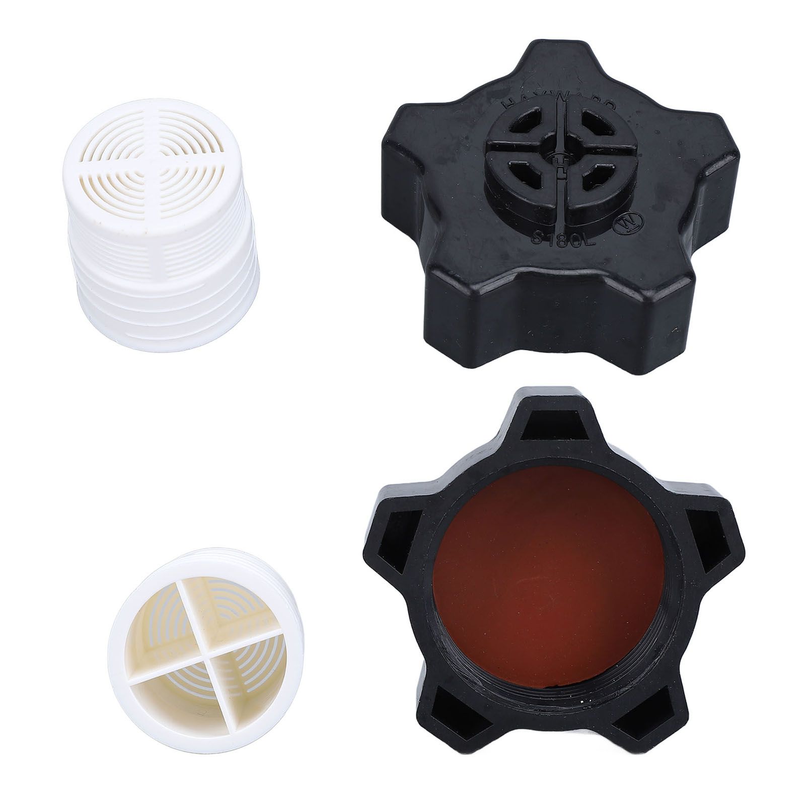 2 Set Drain Cap Assembly Pool Sand Filter Gasket Screen Replacement for view 12