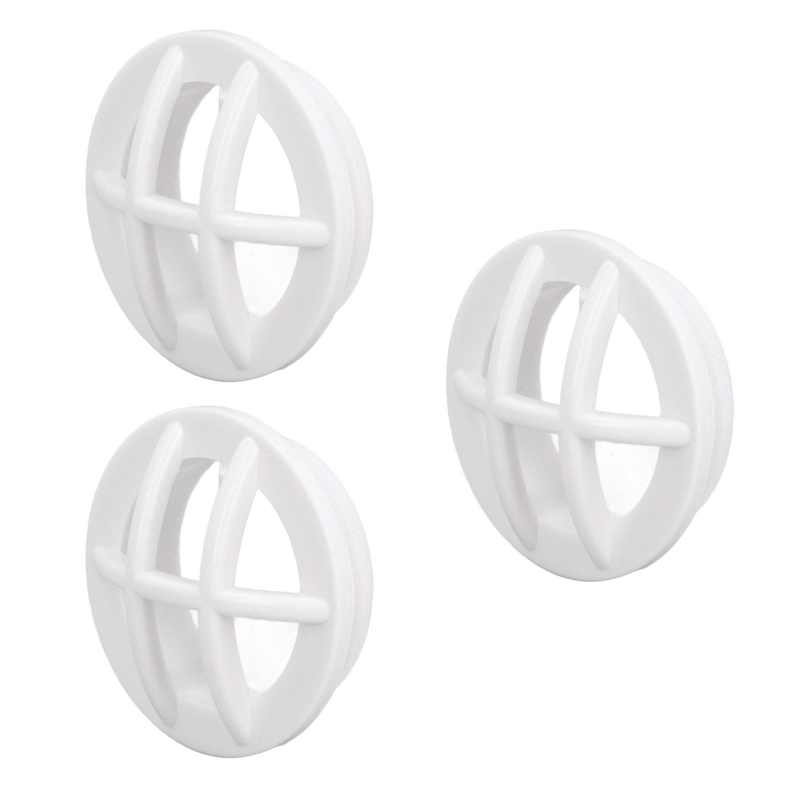 3PCS Inlet Grate Insert G1‑1/2 Male Thread Wall Mounted Grille Fitting Round view 6