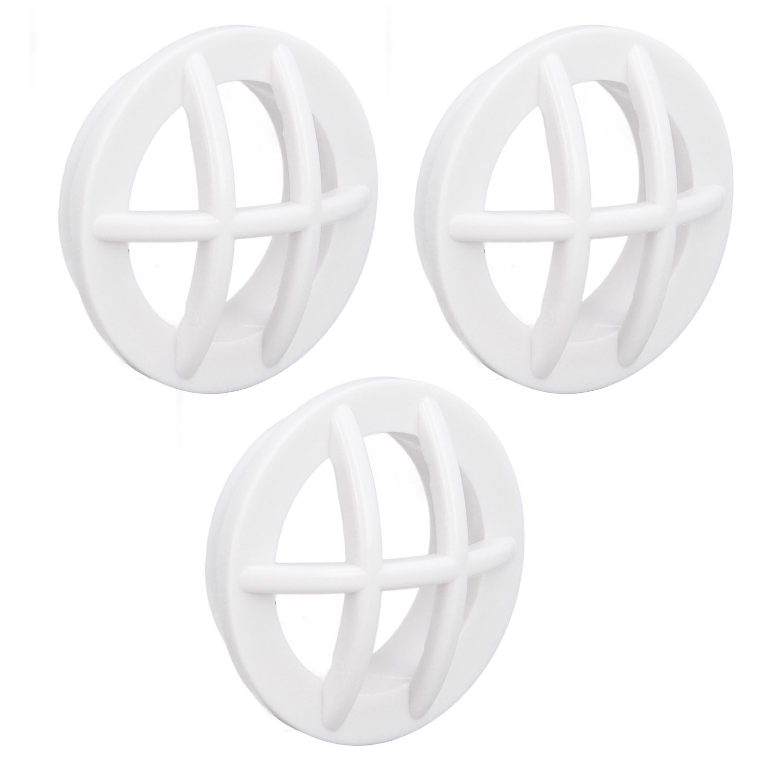 3PCS Inlet Grate Insert G1‑1/2 Male Thread Wall Mounted Grille Fitting Round view 8